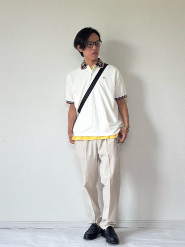 上品さと遊び心を両立した大人のポロスタイル