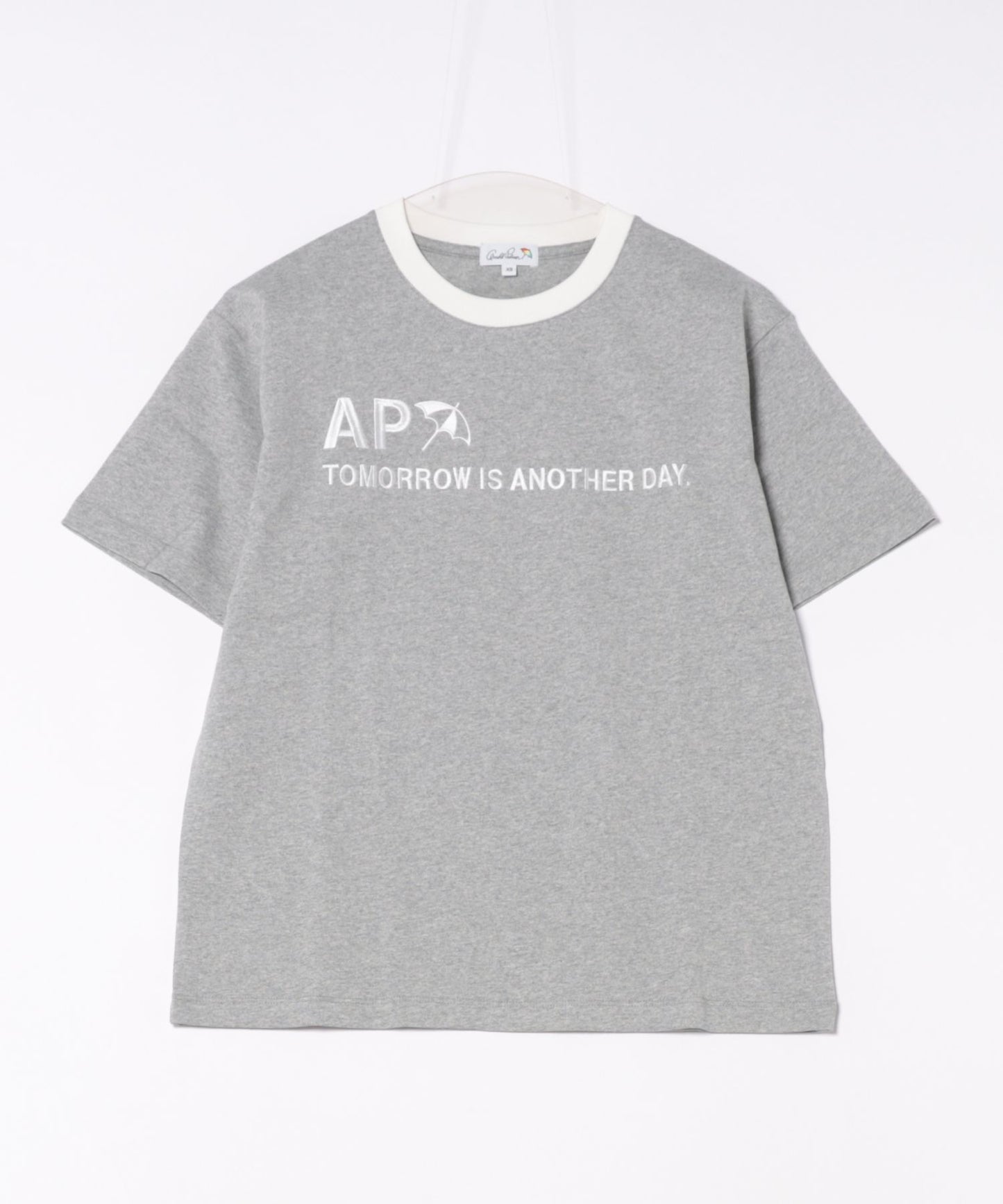 シェア ロゴプリント トリムTシャツ