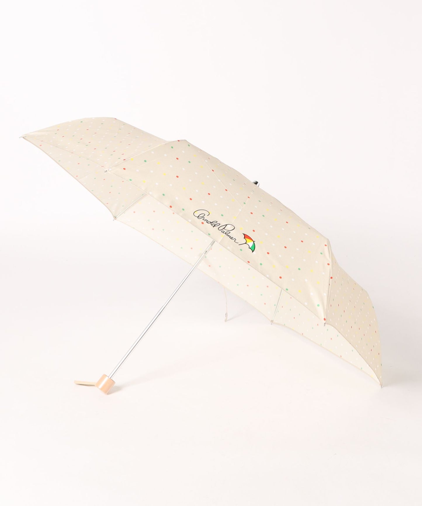 ドット柄 晴雨兼用 シェア 折り畳み傘