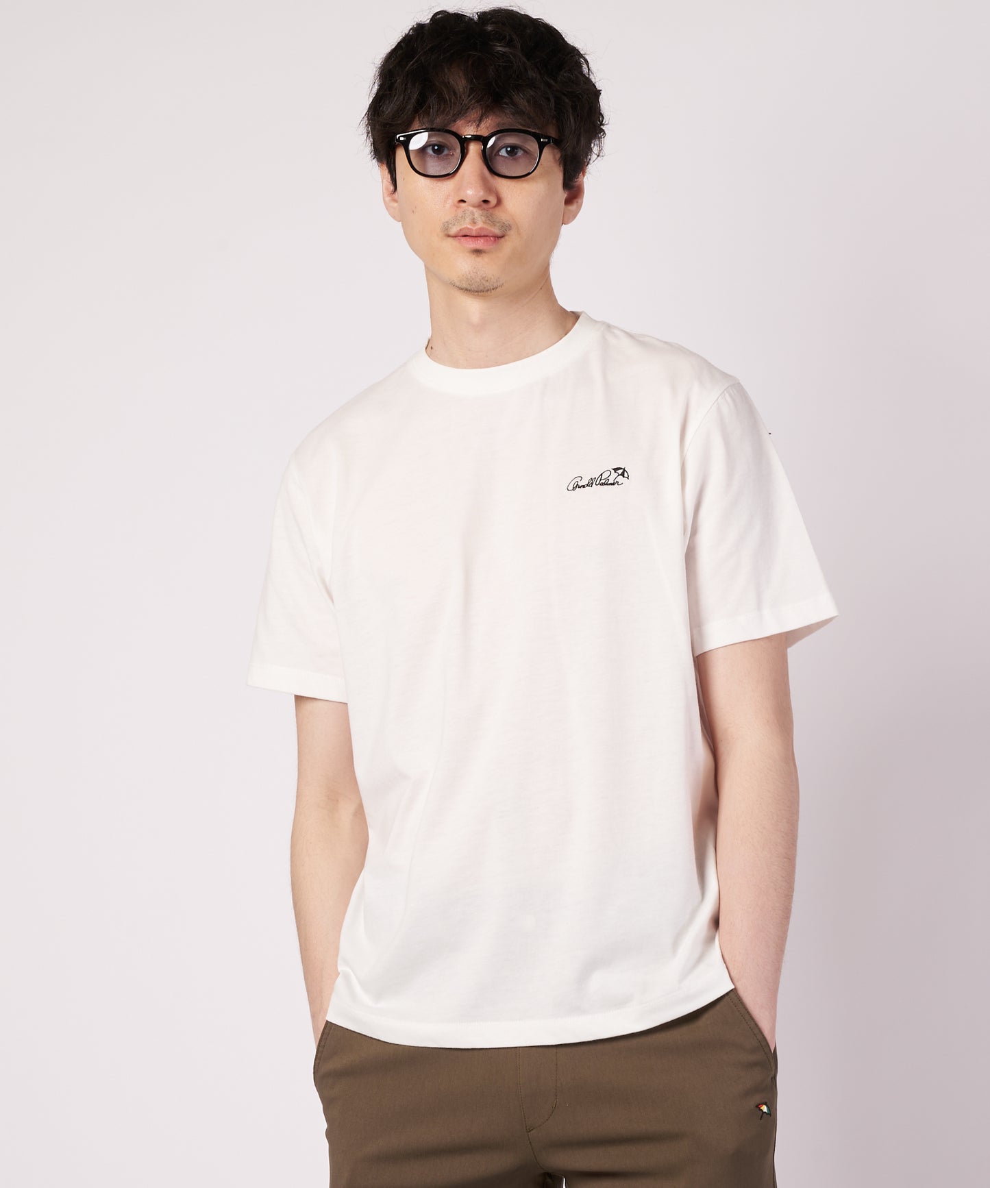メッシュニット シャツカーディガン + Tシャツ セット