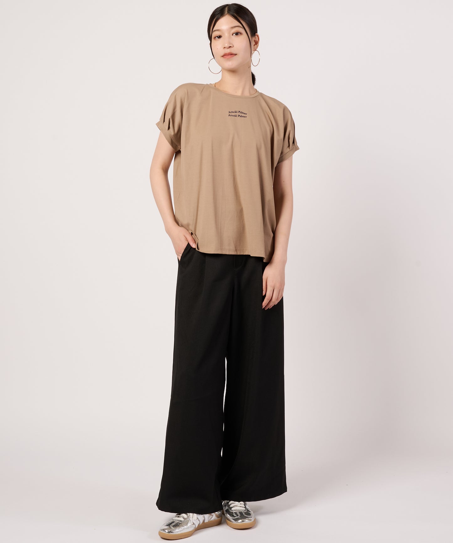 ビンテージカノコ タックスリーブ ボックスTシャツ