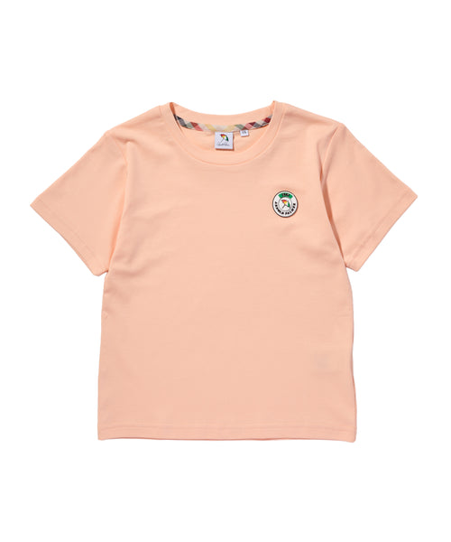 【接触冷感/UVカット】スムース ワッペンTシャツ