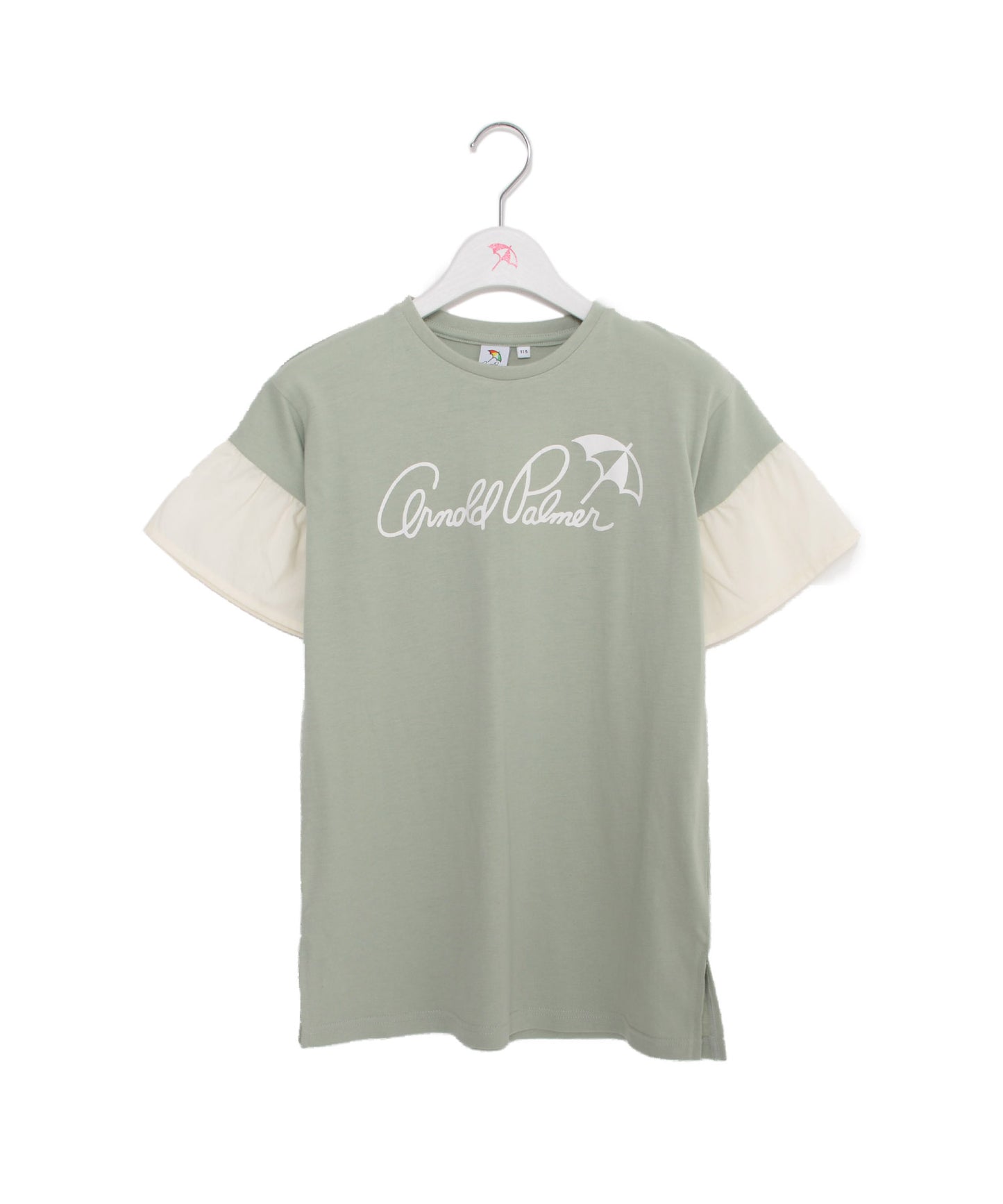 フリルスリーブTシャツ ワンピース【キッズ】