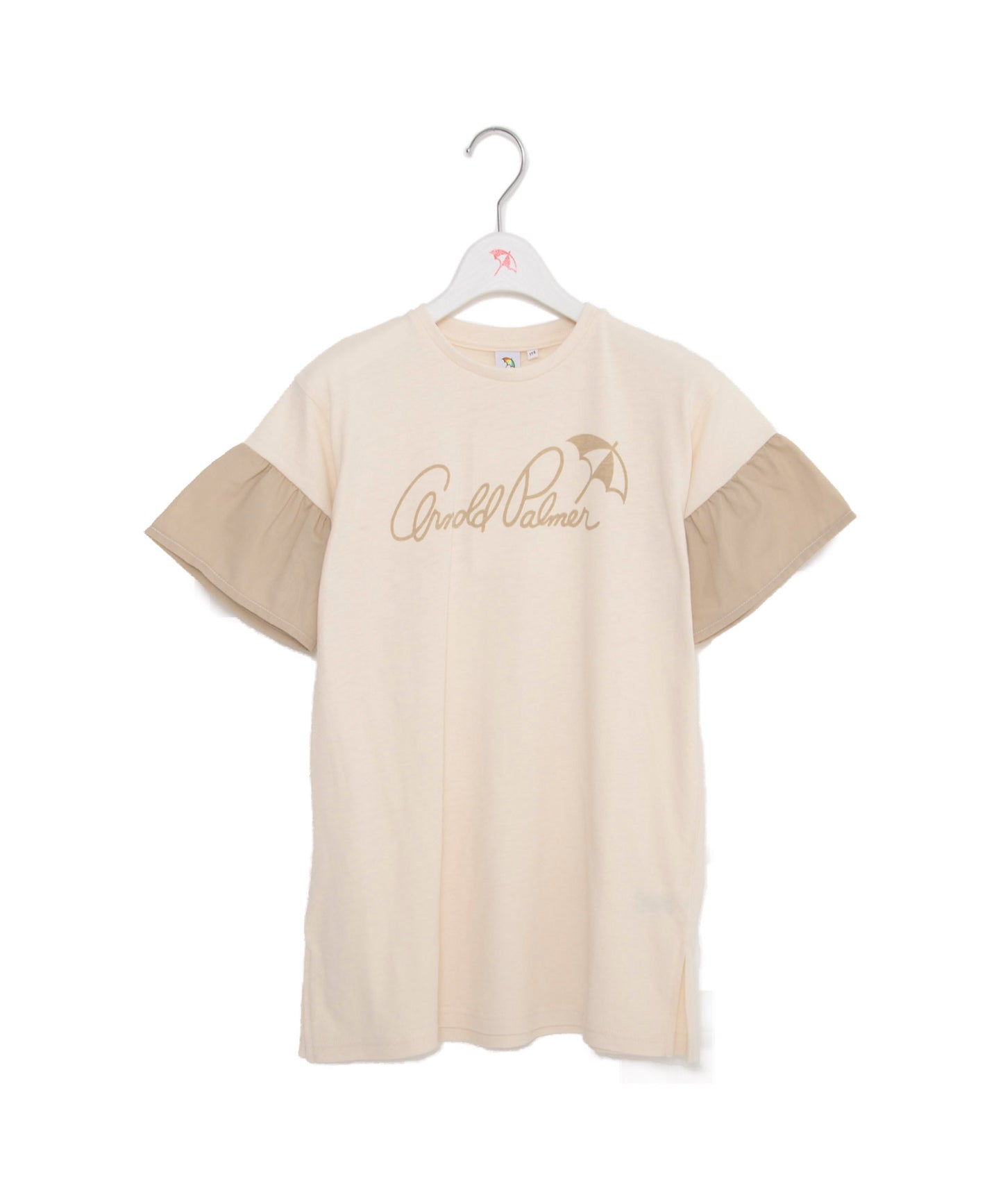 フリルスリーブTシャツ ワンピース【キッズ】