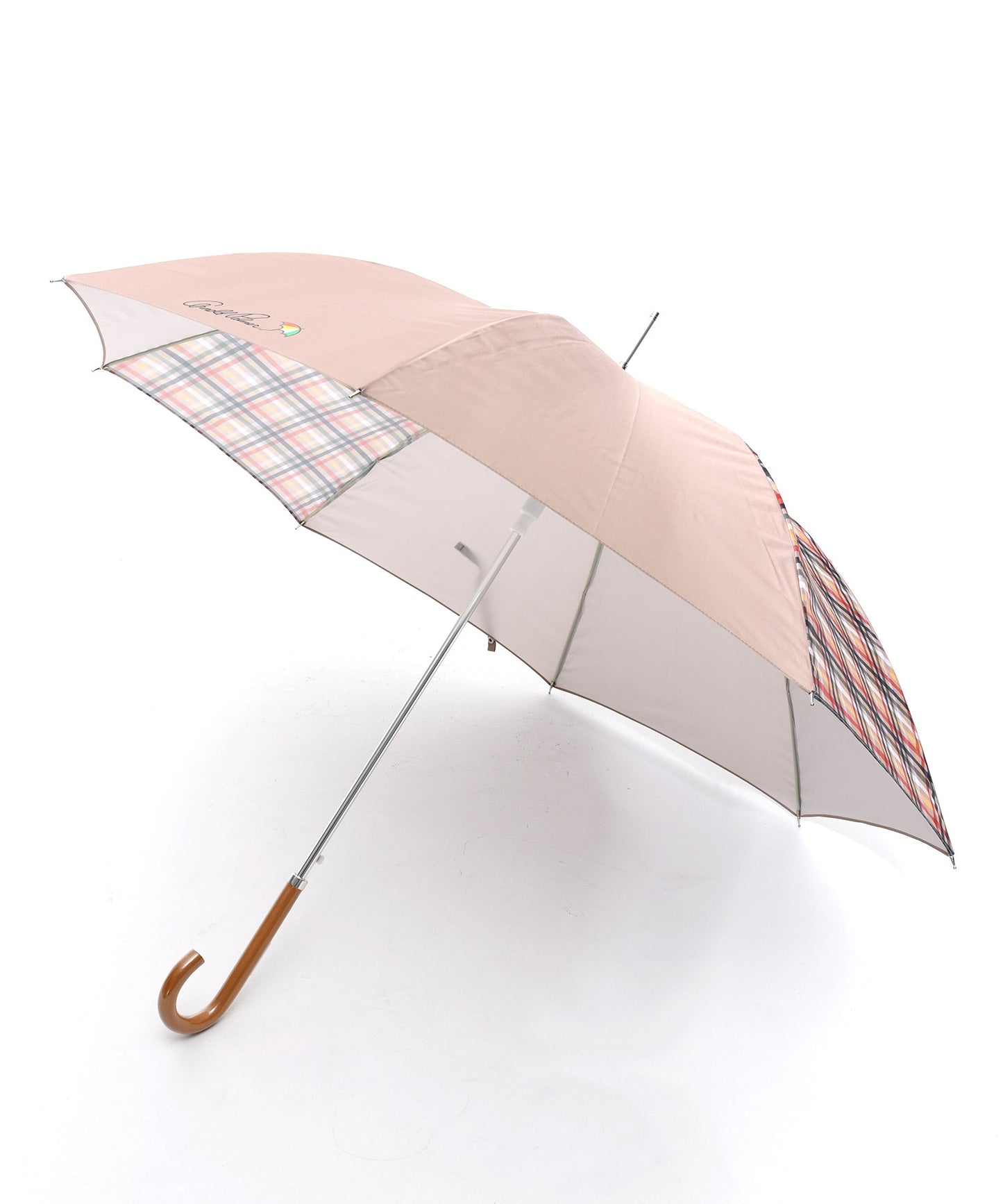 【残り3点】パネルパーマーチェック晴雨兼用 シェア長傘 ※ラッピング対応不可
