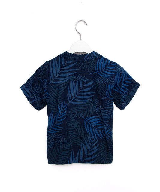 Arnold Palmer リゾート柄 オープンカラー半袖シャツ【キッズ】