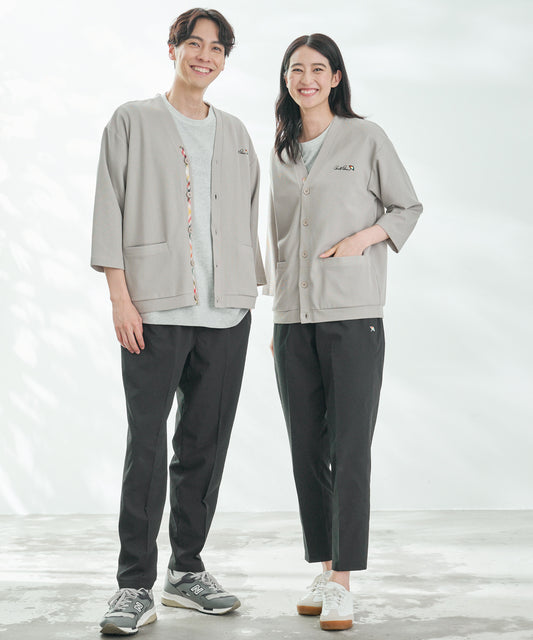 Arnold Palmer マイクロワッフル シェア 7分袖カーディガン