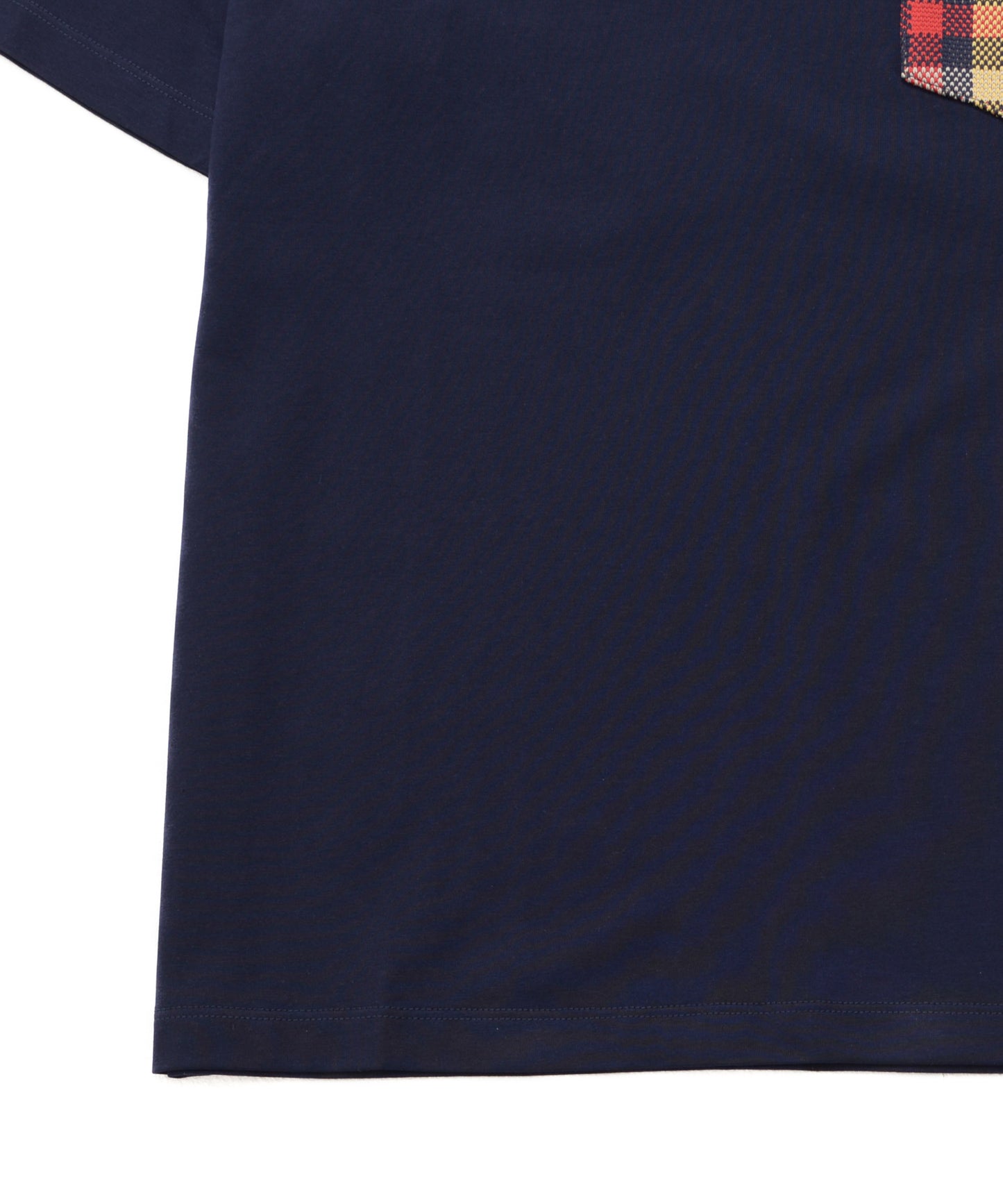 シェア パーマーチェックリブポケットTシャツ