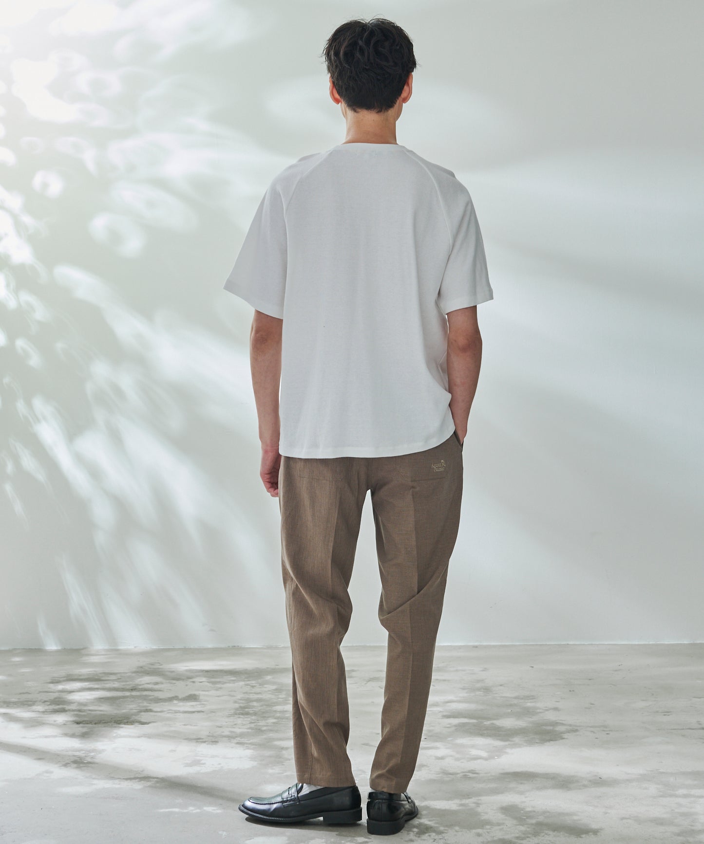 寄り添うリネン シェア ラグランTシャツ