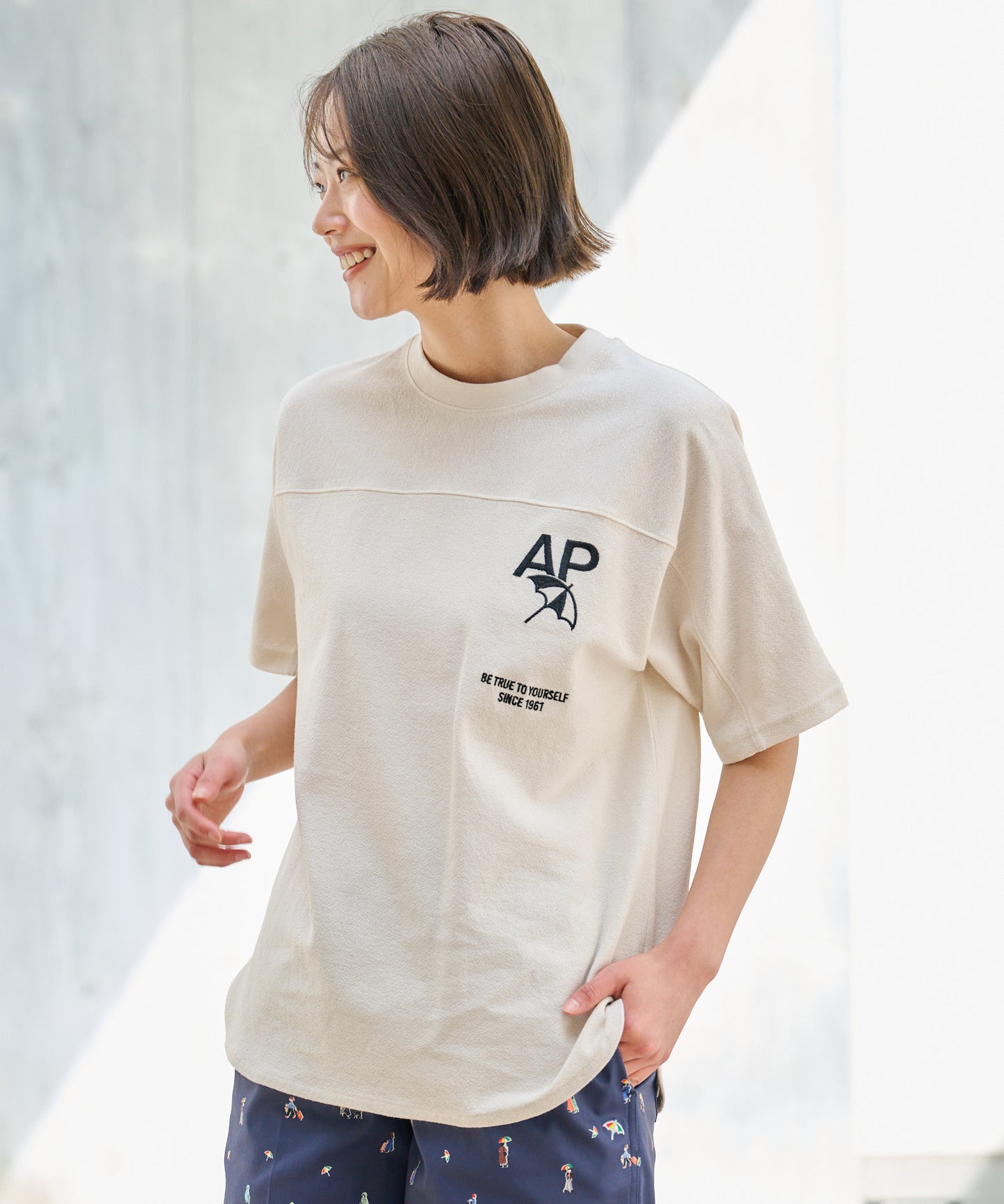 APロゴ シェア フットボールTシャツ