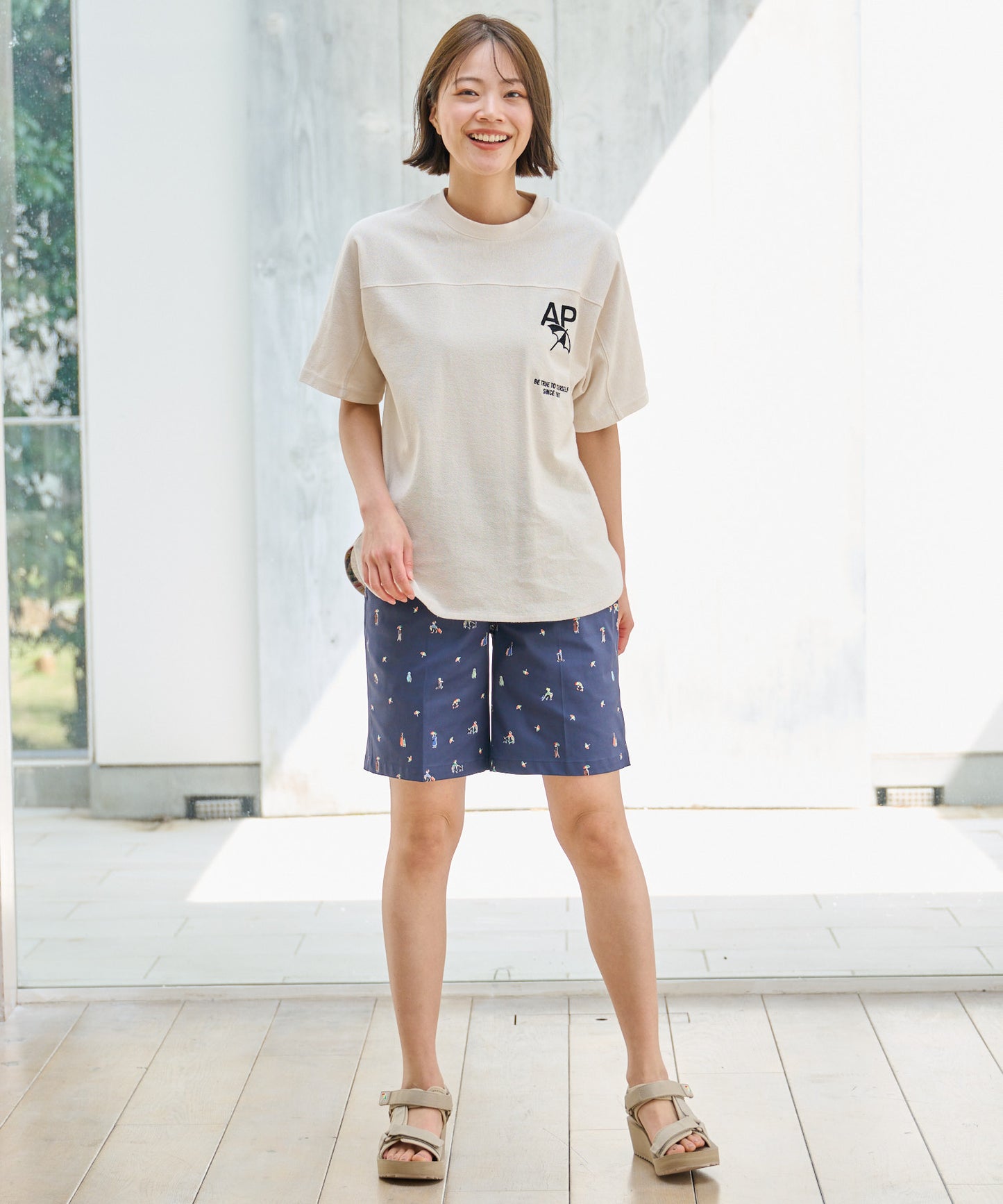 APロゴ シェア フットボールTシャツ