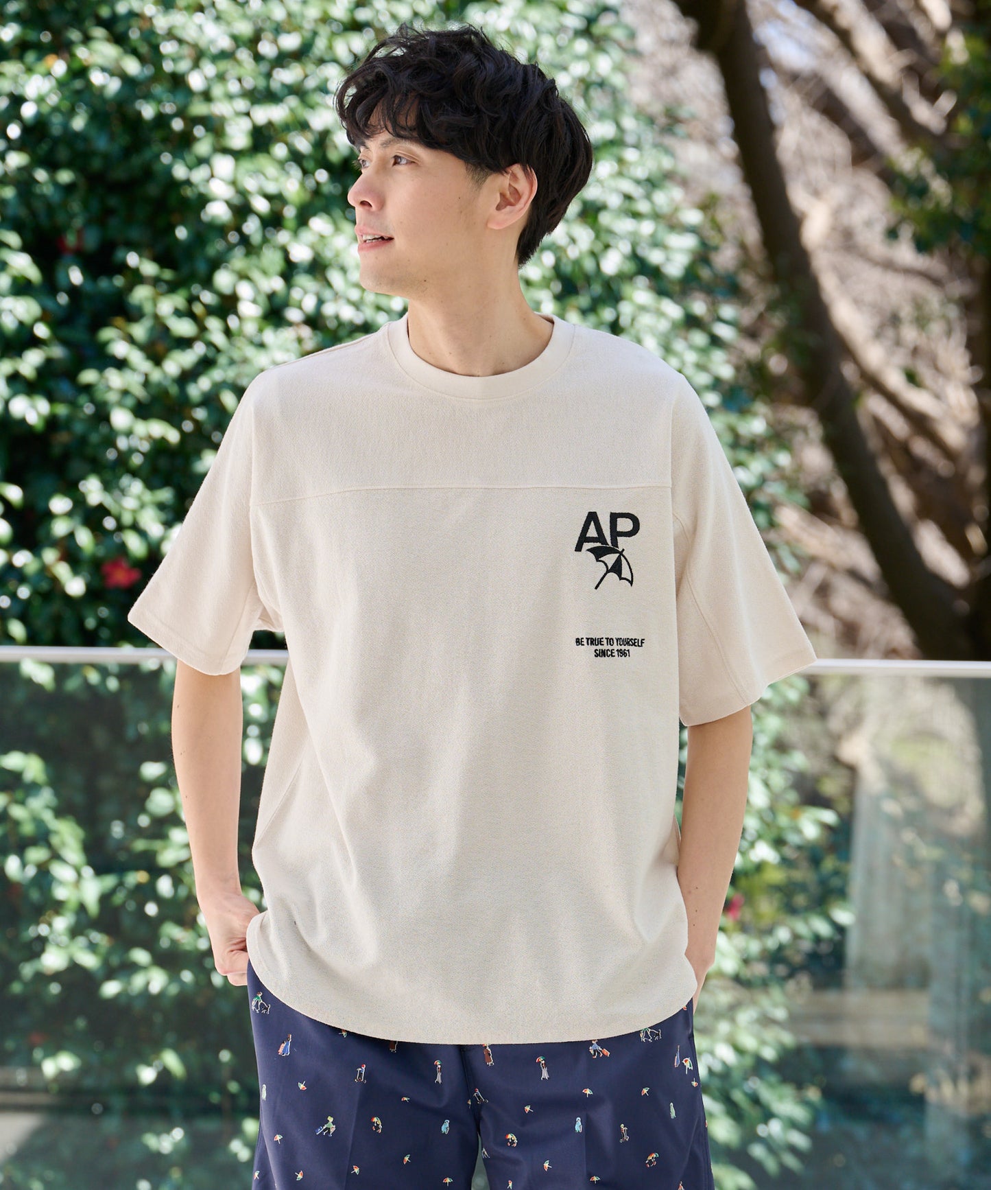 APロゴ シェア フットボールTシャツ