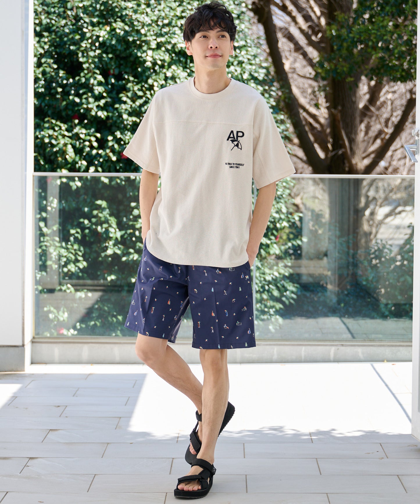 APロゴ シェア フットボールTシャツ