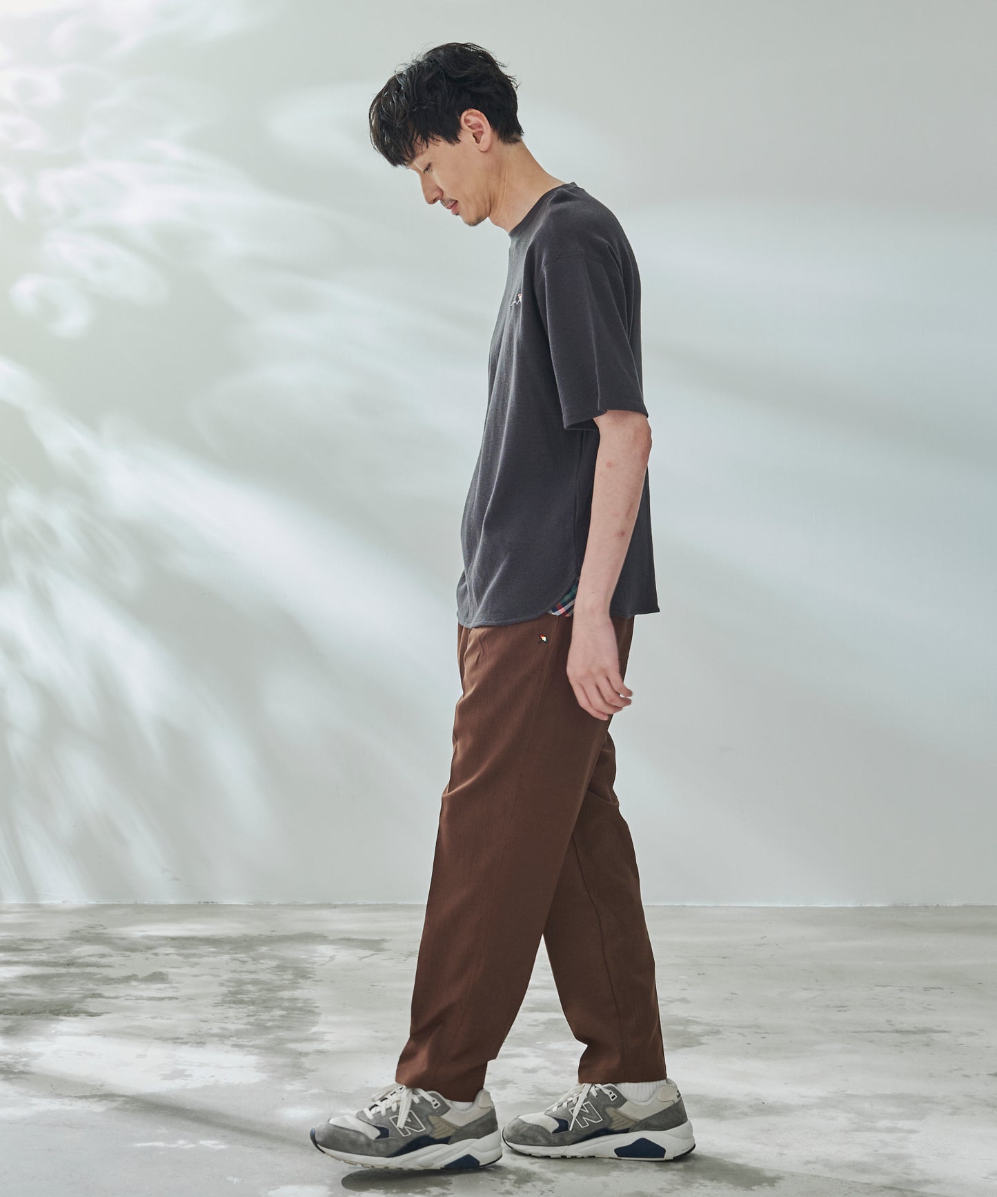 寄り添うリネン シェア Tシャツ