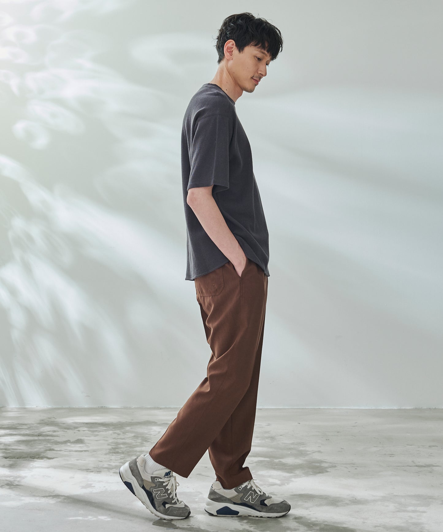 寄り添うリネン シェア Tシャツ