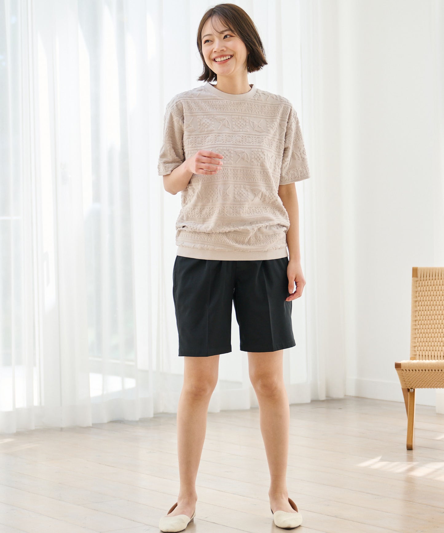 【予約アイテム】シェア アンブレラ パイルジャガードTシャツ