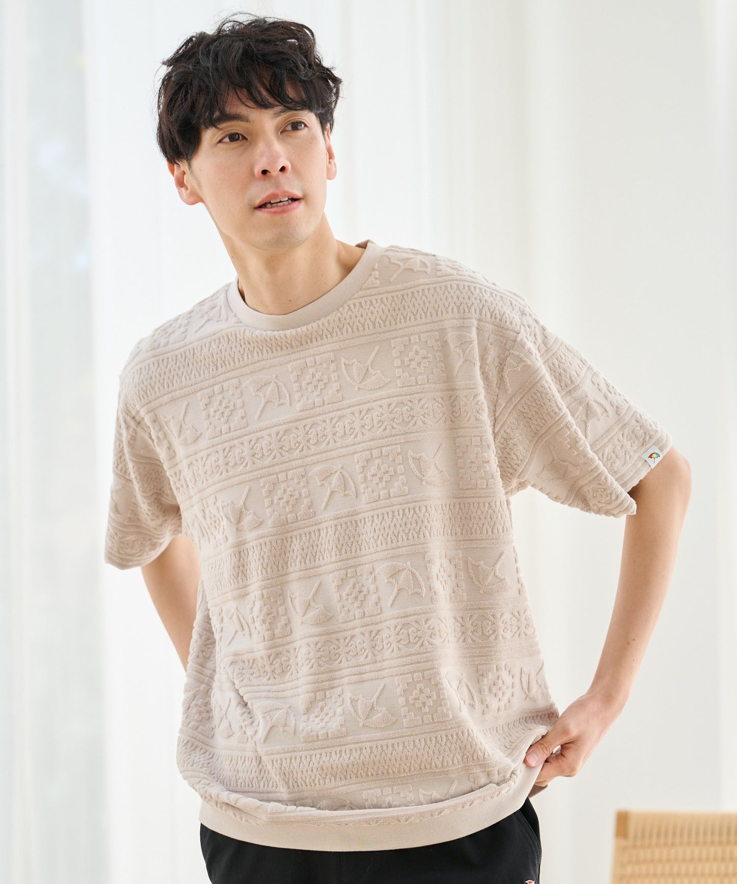 【予約アイテム】シェア アンブレラ パイルジャガードTシャツ