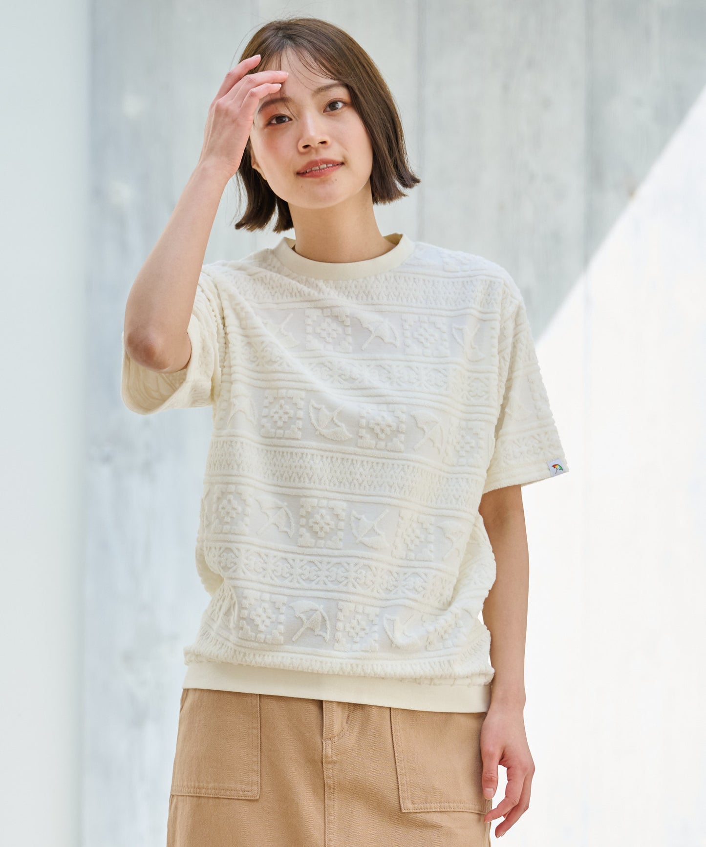 【予約アイテム】シェア アンブレラ パイルジャガードTシャツ