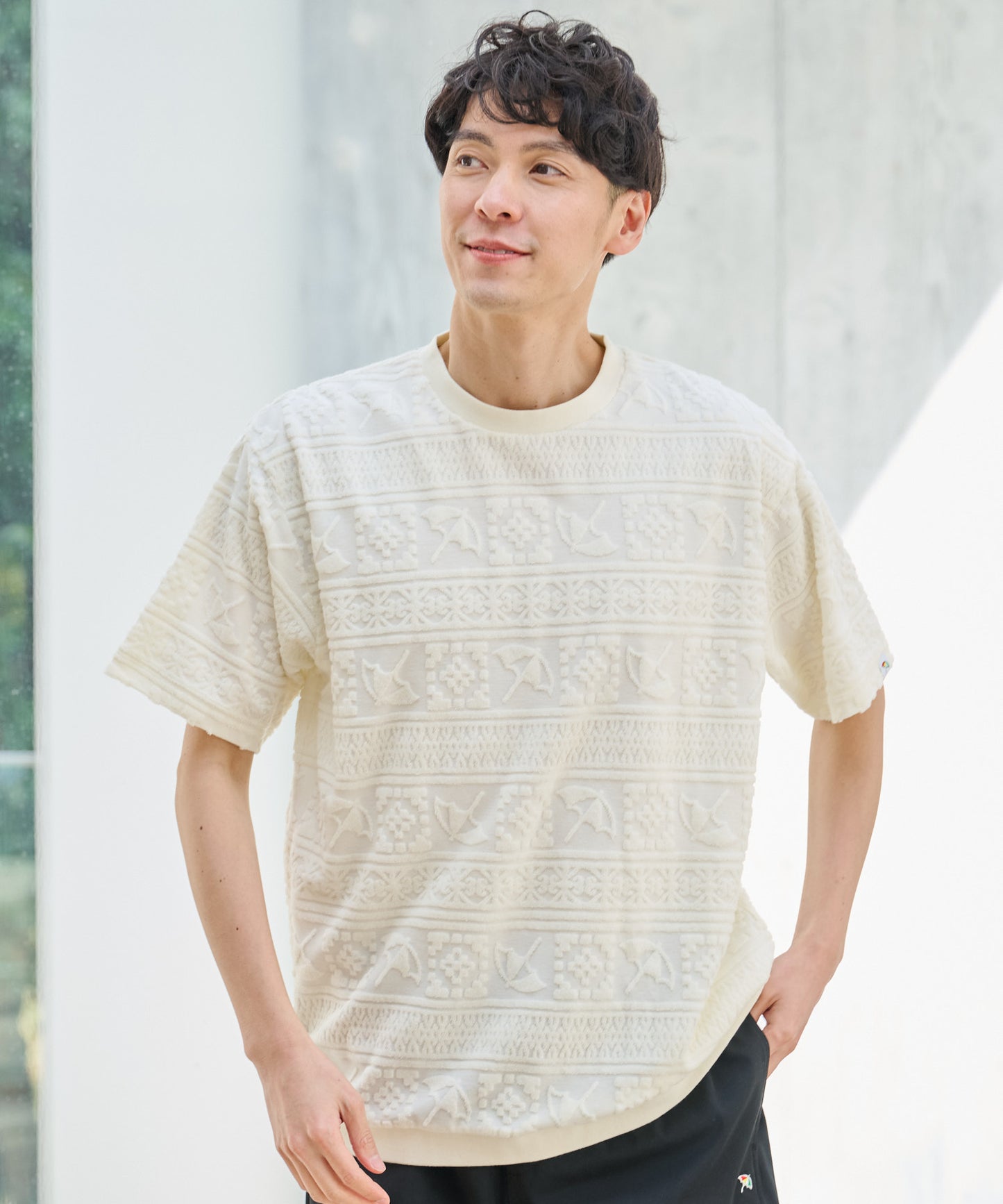 【予約アイテム】シェア アンブレラ パイルジャガードTシャツ