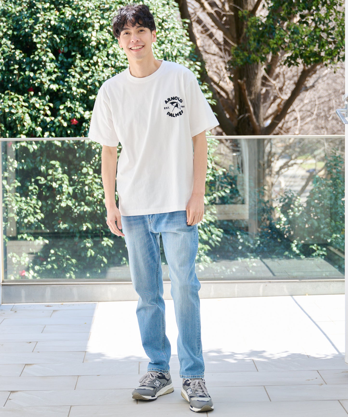 サガラ刺繍 シェア ロゴTシャツ