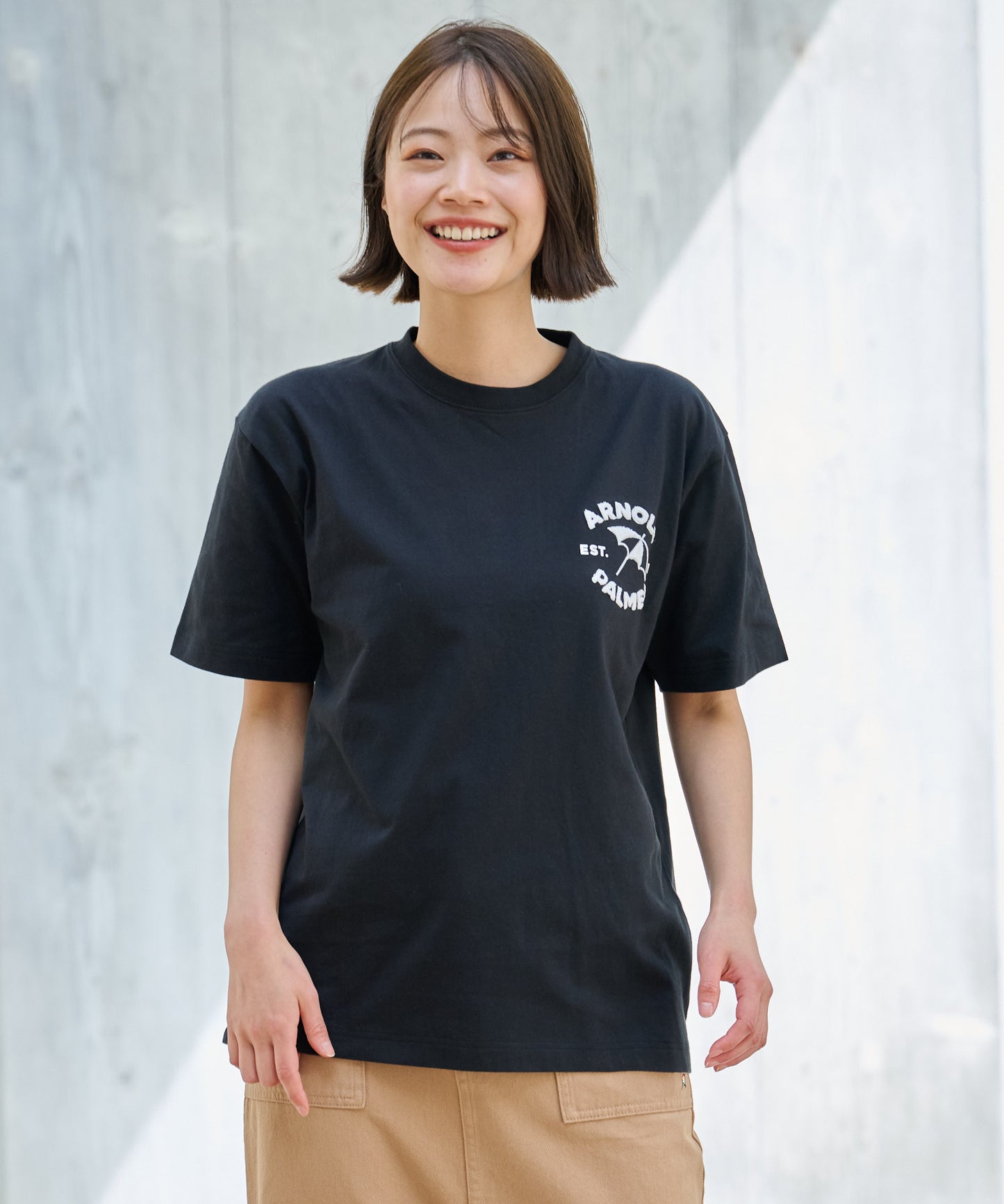 サガラ刺繍 シェア ロゴTシャツ