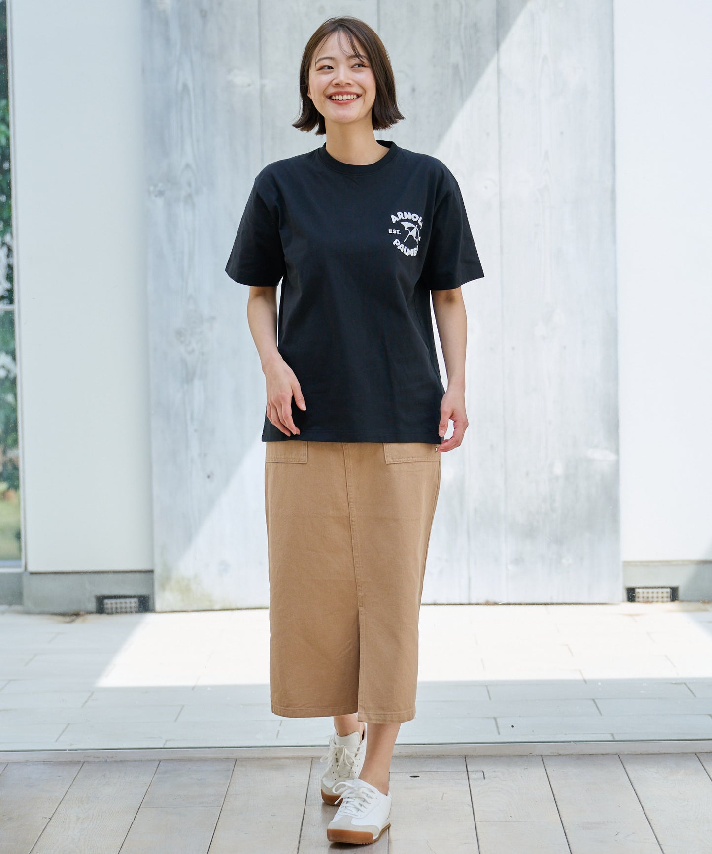 サガラ刺繍 シェア ロゴTシャツ