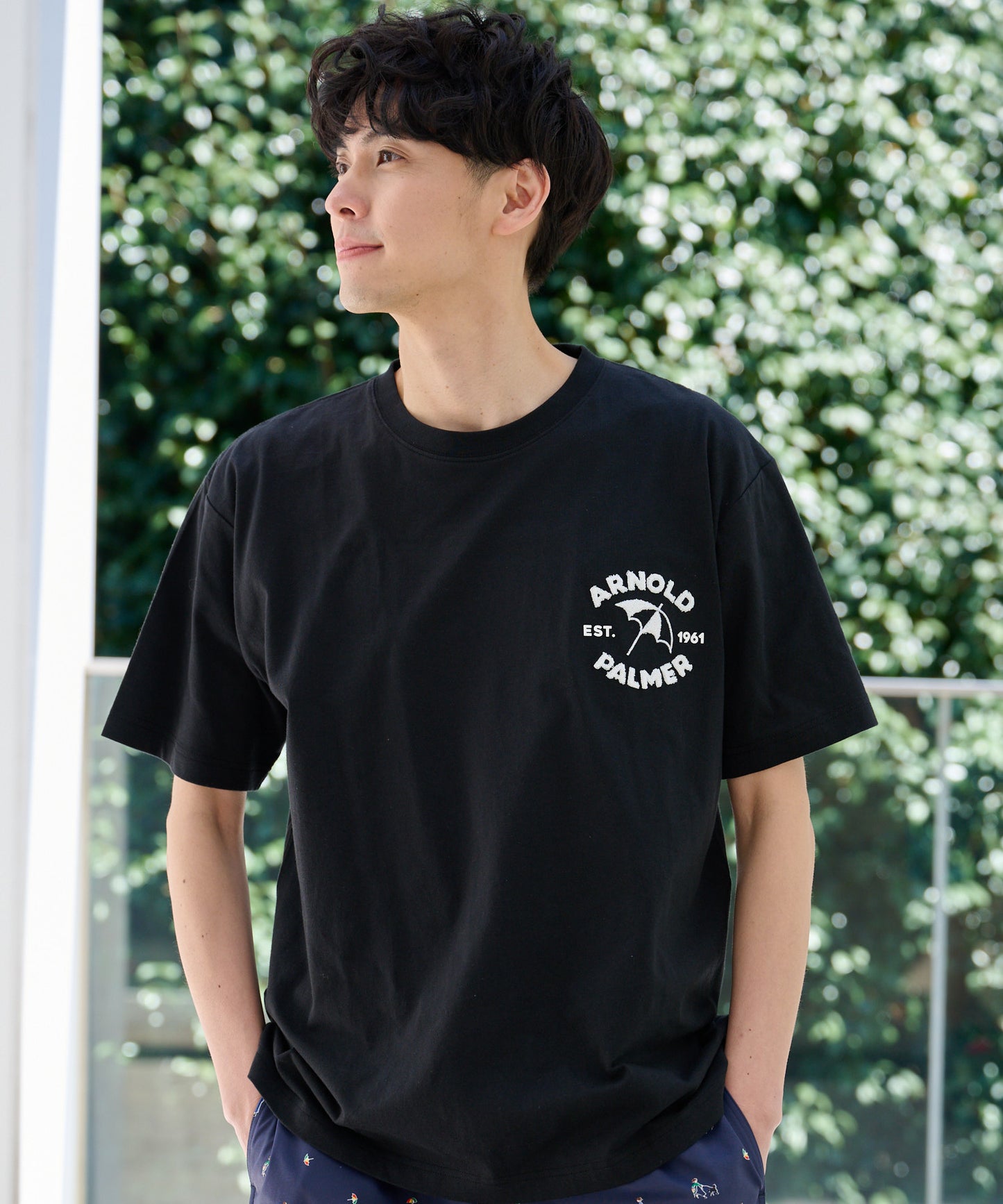 サガラ刺繍 シェア ロゴTシャツ