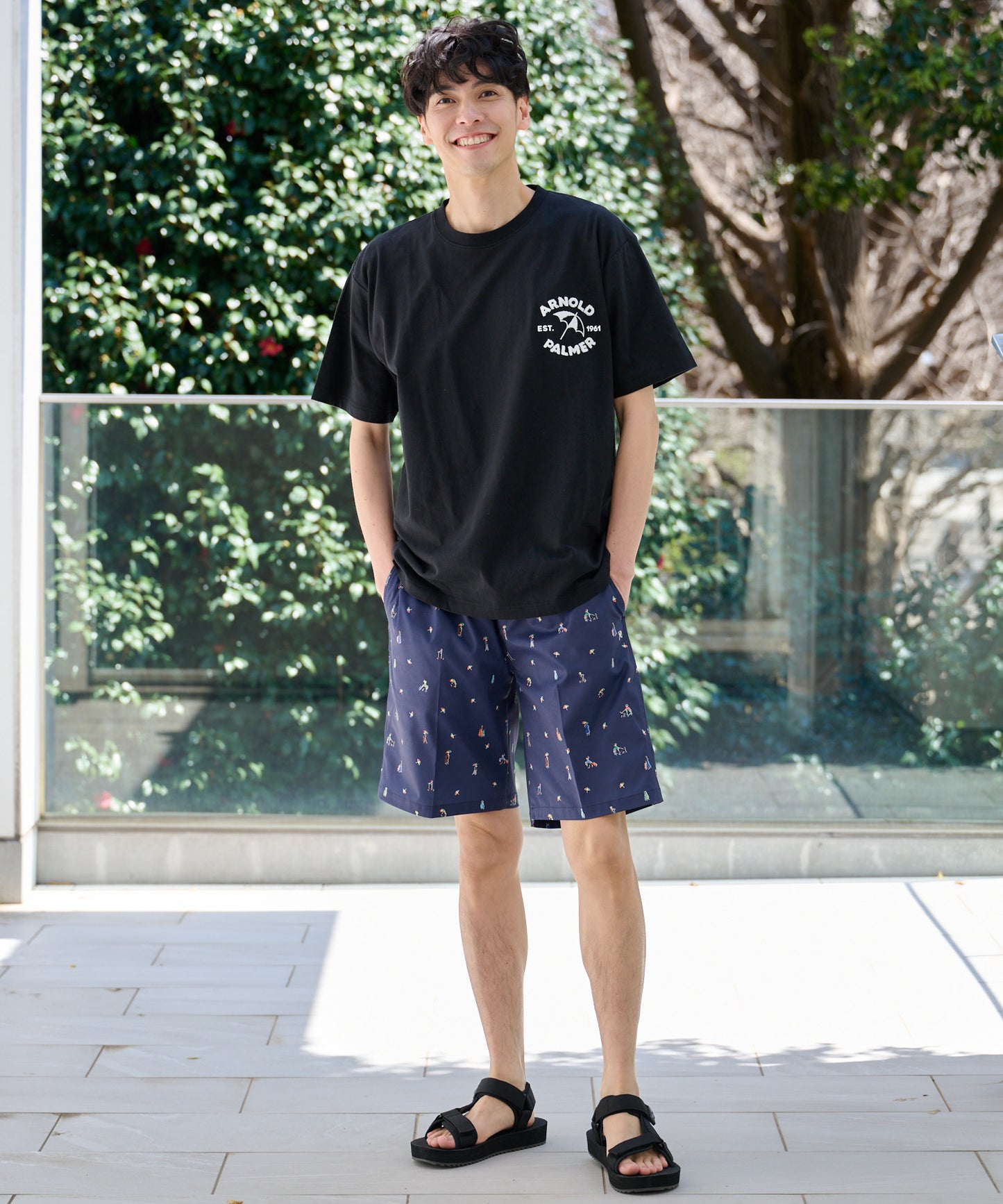 サガラ刺繍 シェア ロゴTシャツ