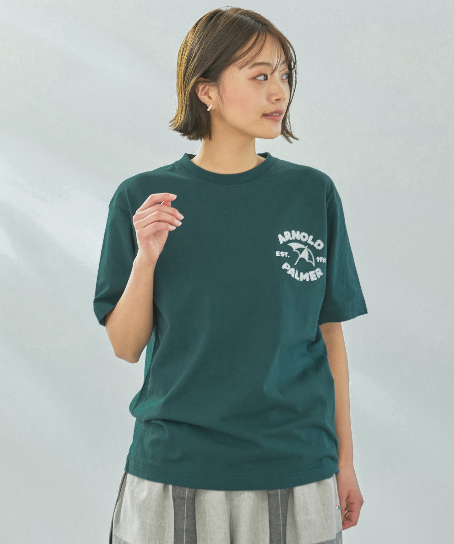 サガラ刺繍 シェア ロゴTシャツ