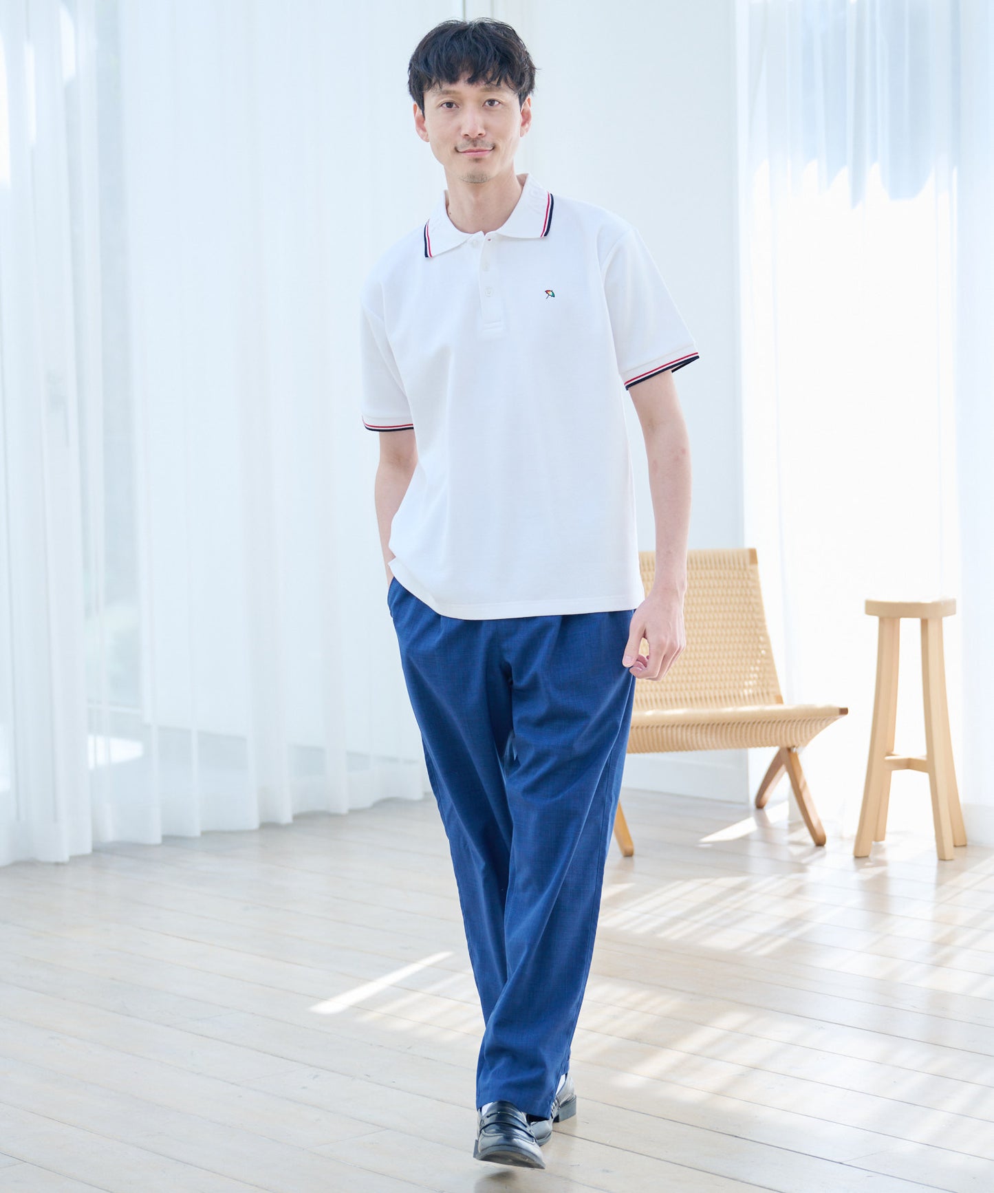 【予約アイテム】シェア APエンボスライン ポロシャツ