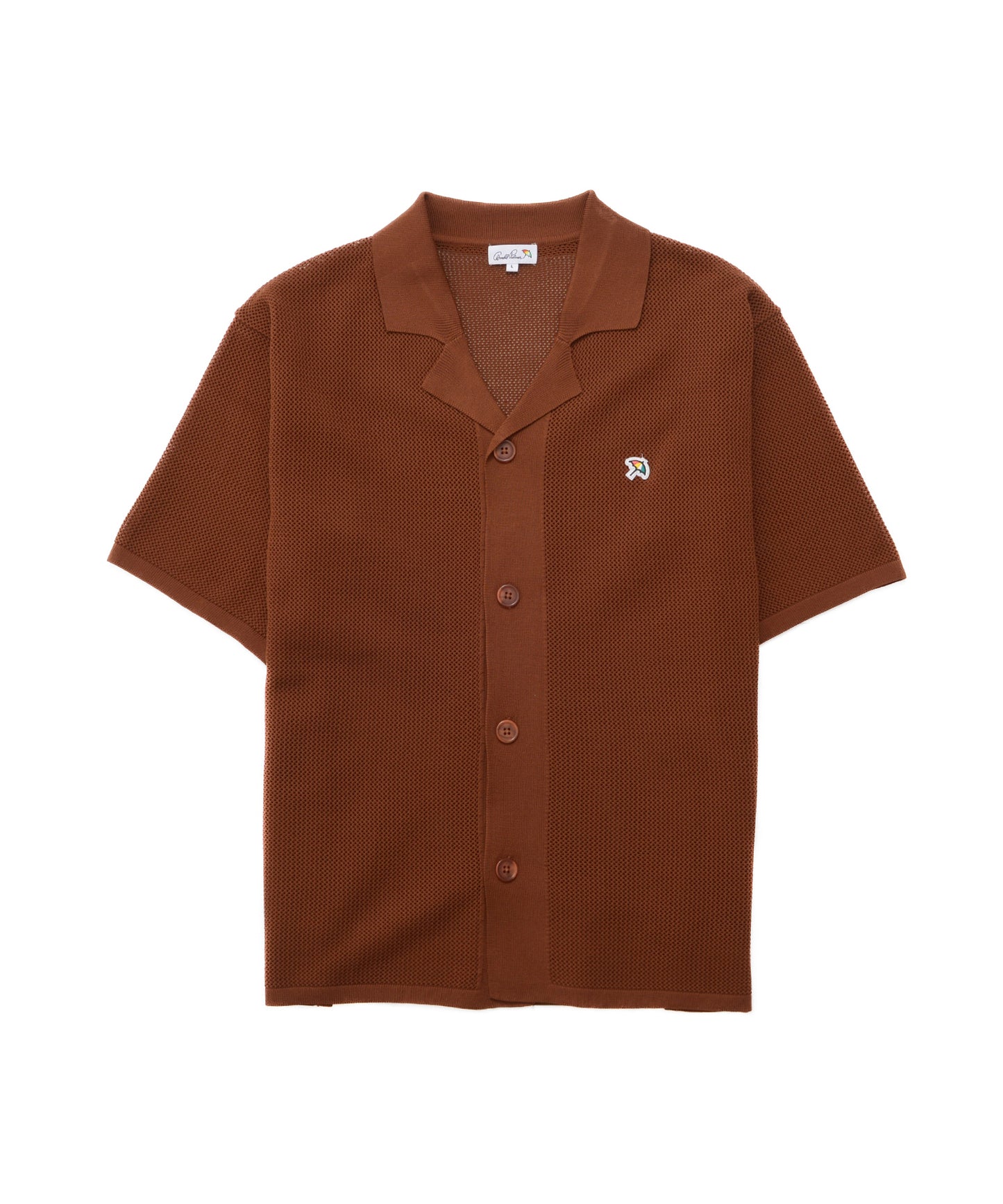 【TIME SALE】メッシュニットシャツカーディガン+Tシャツセット