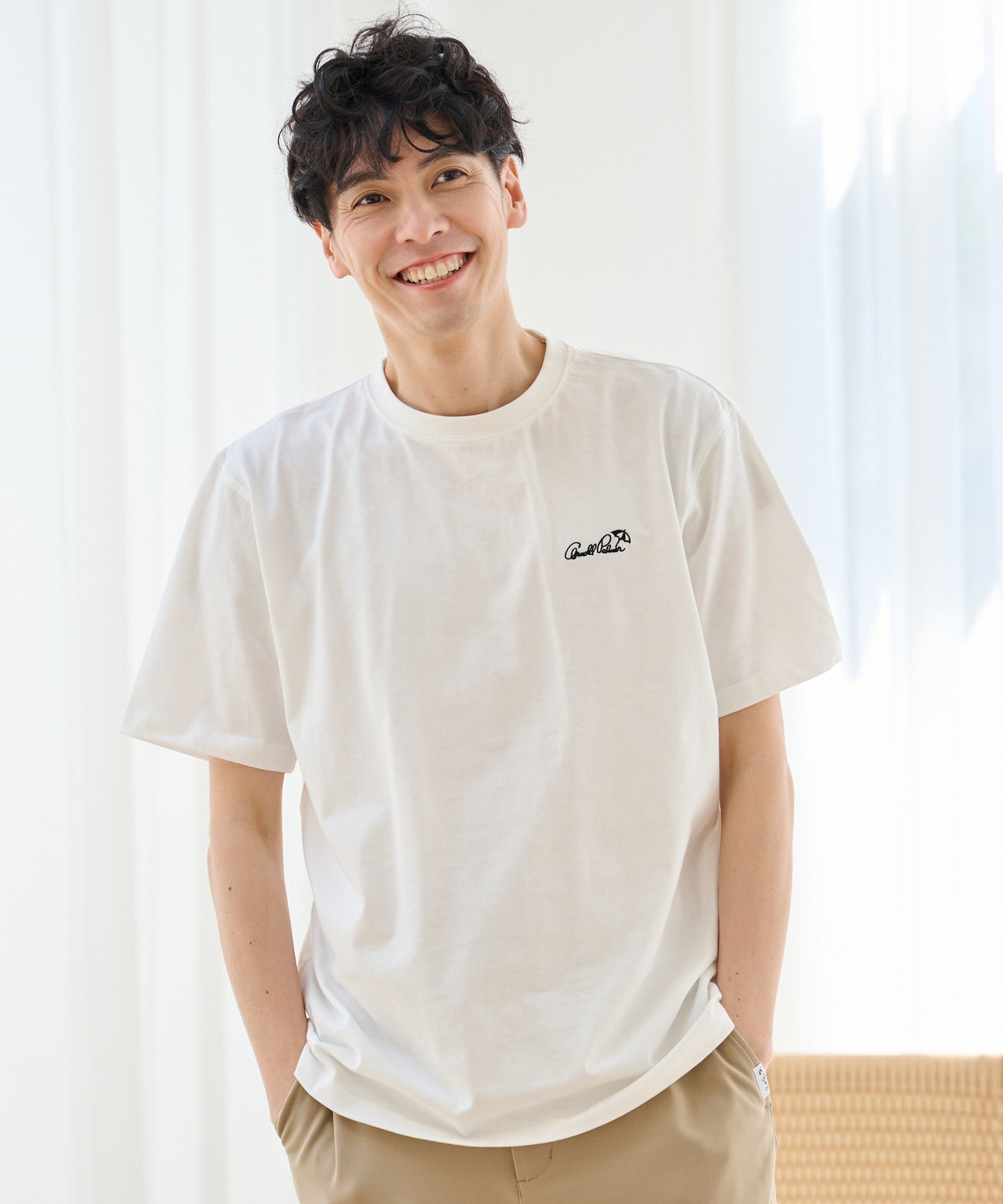 【TIME SALE】メッシュニットシャツカーディガン+Tシャツセット