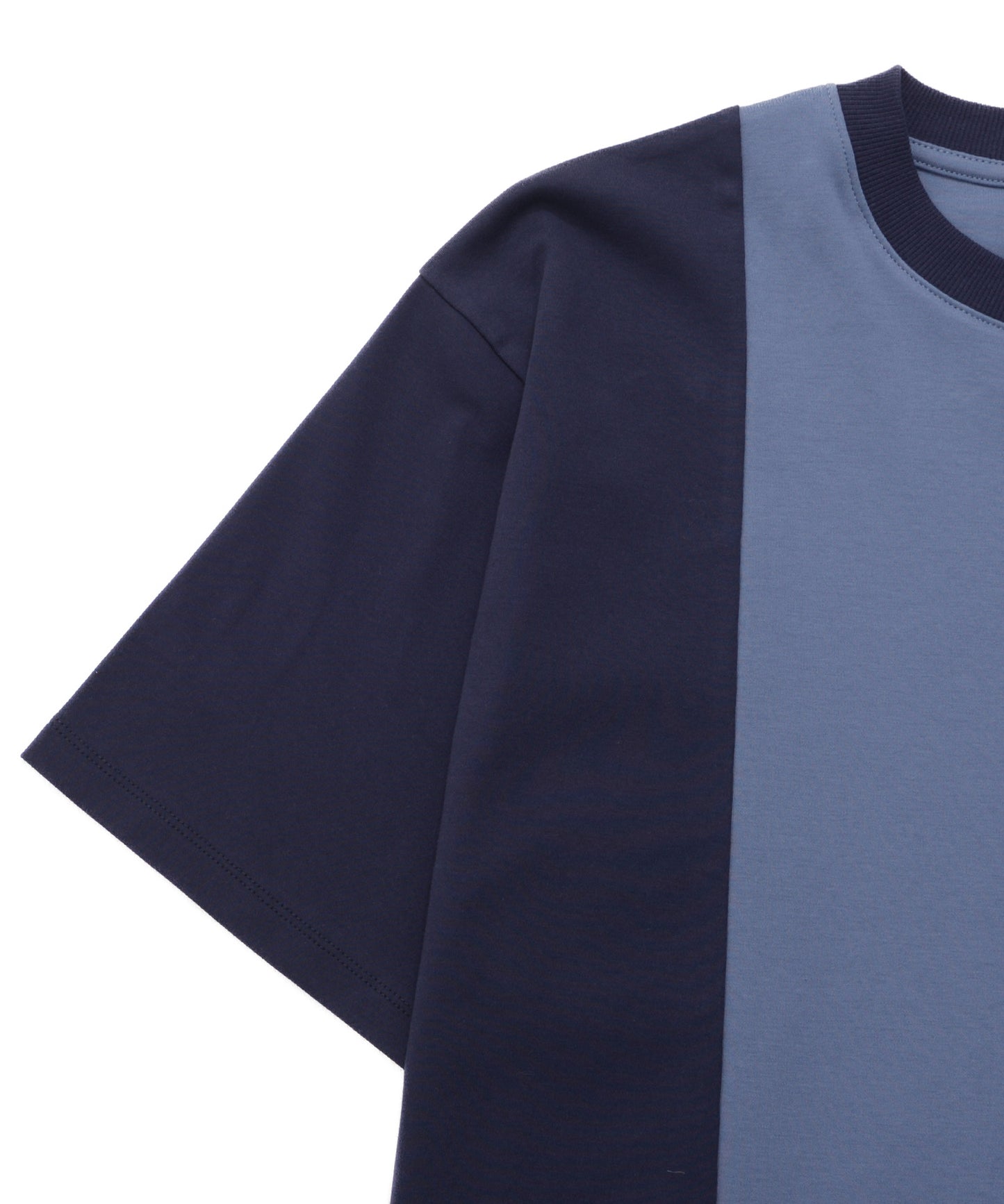 コンパクトスムース ブロッキング Tシャツ
