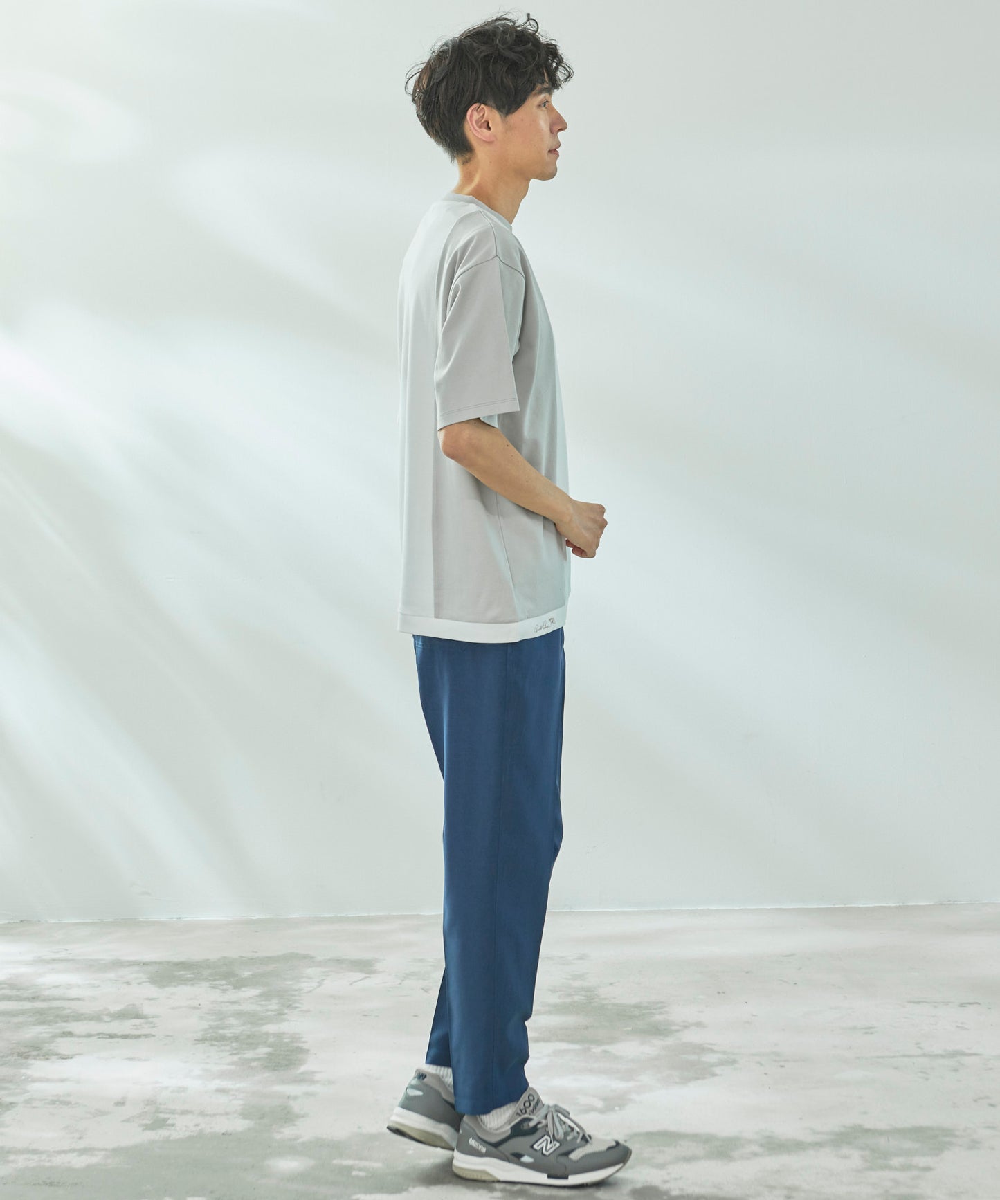 コンパクトスムース ブロッキング Tシャツ