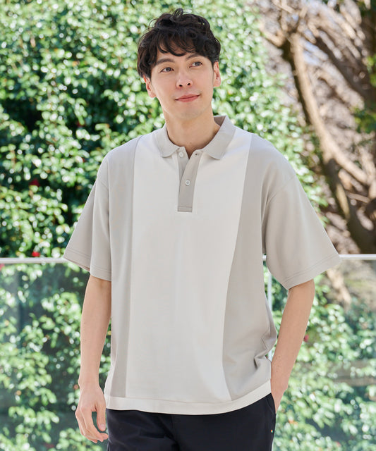 Arnold Palmer コンパクトスムース ブロッキング ポロシャツ