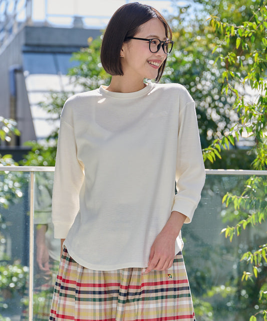 Arnold Palmer バックレースアップハニカムワッフルプルオーバー