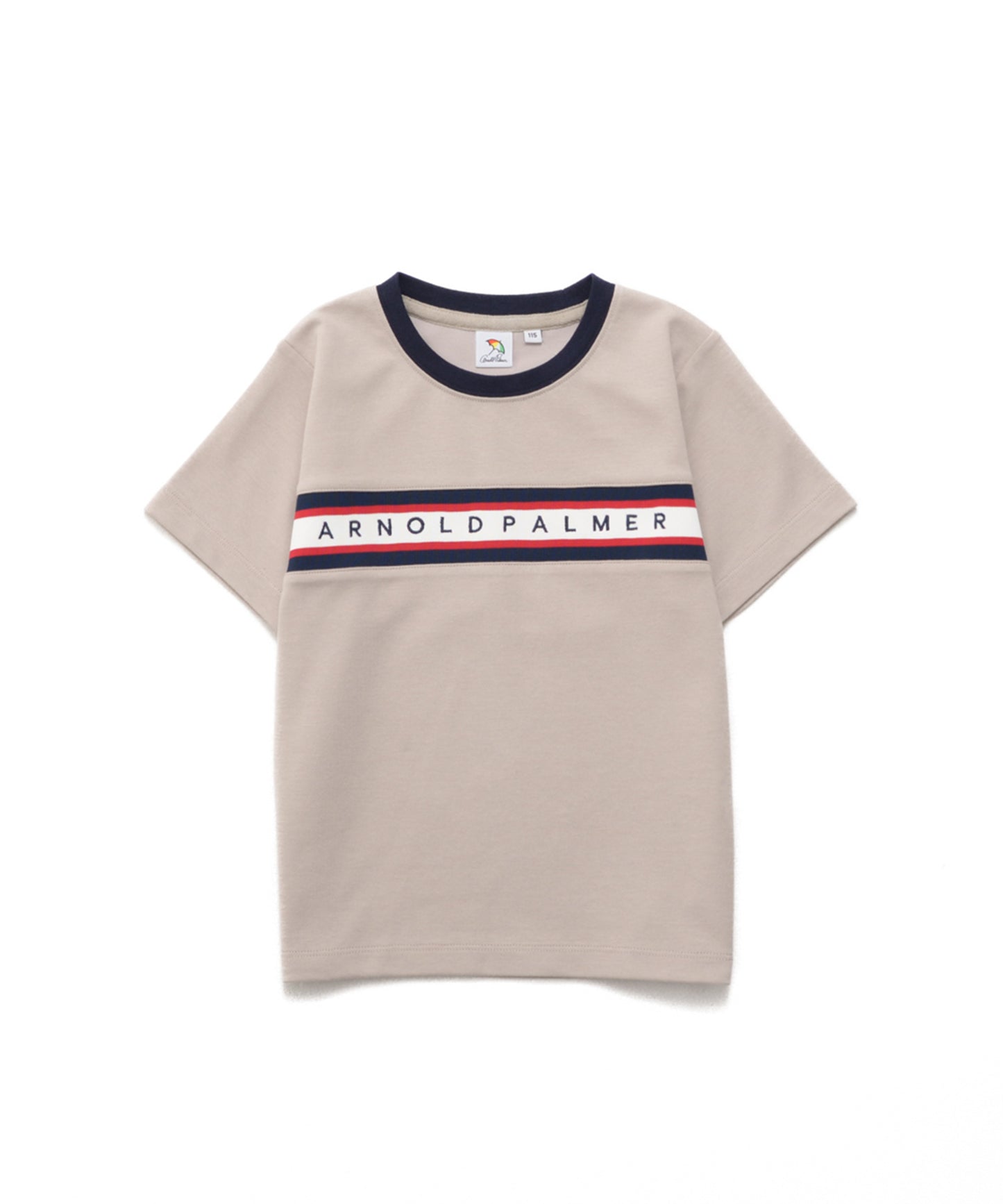【汗染み防止】パネルリブラインTシャツ【キッズ】