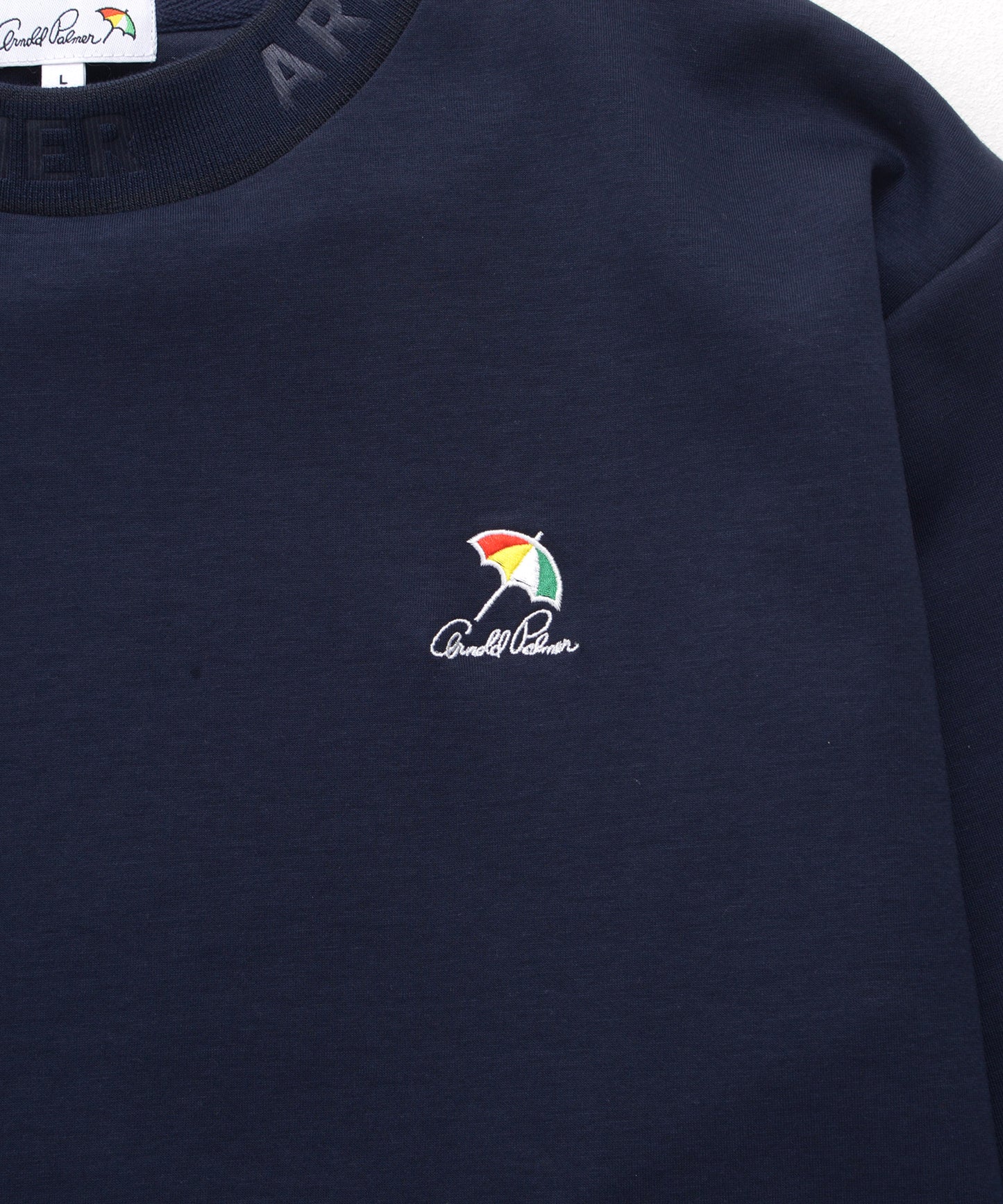 ストレッチポンチ シェア 衿ロゴロングTシャツ