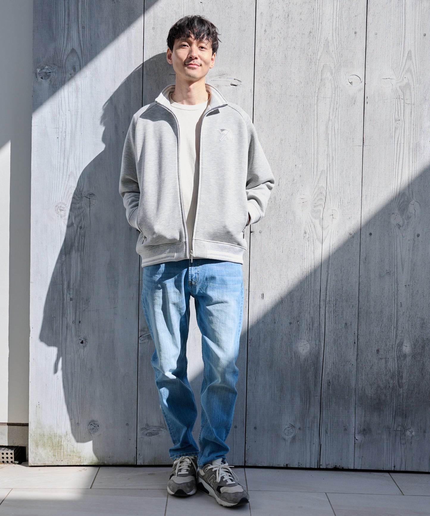 【残り1点】シェア スポンジング ジップブルゾン