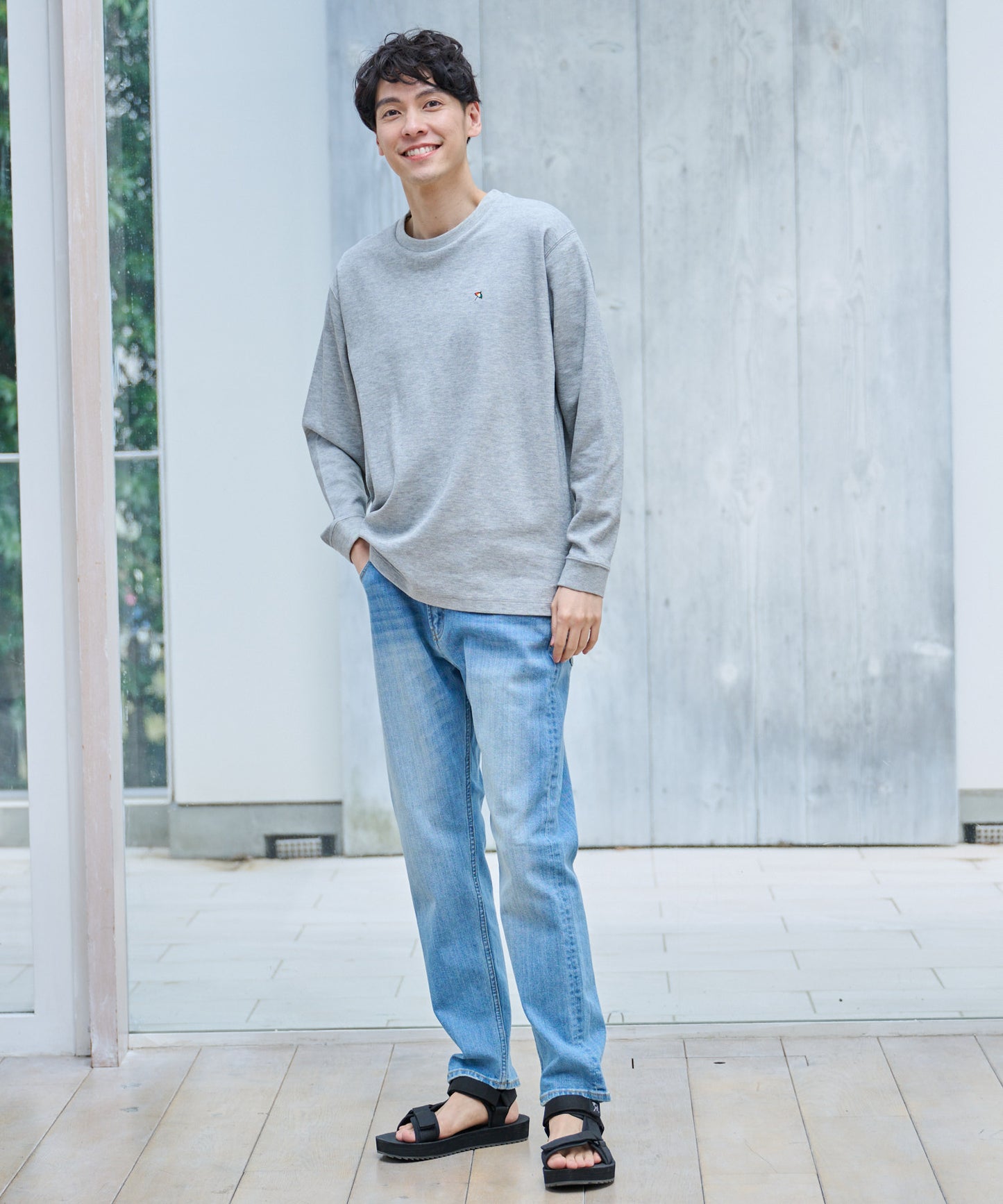 カノコダブルフェイス シェア ロングスリーブTシャツ