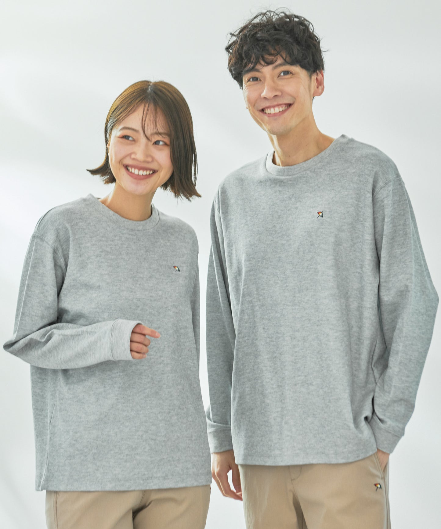 カノコダブルフェイス シェア ロングスリーブTシャツ