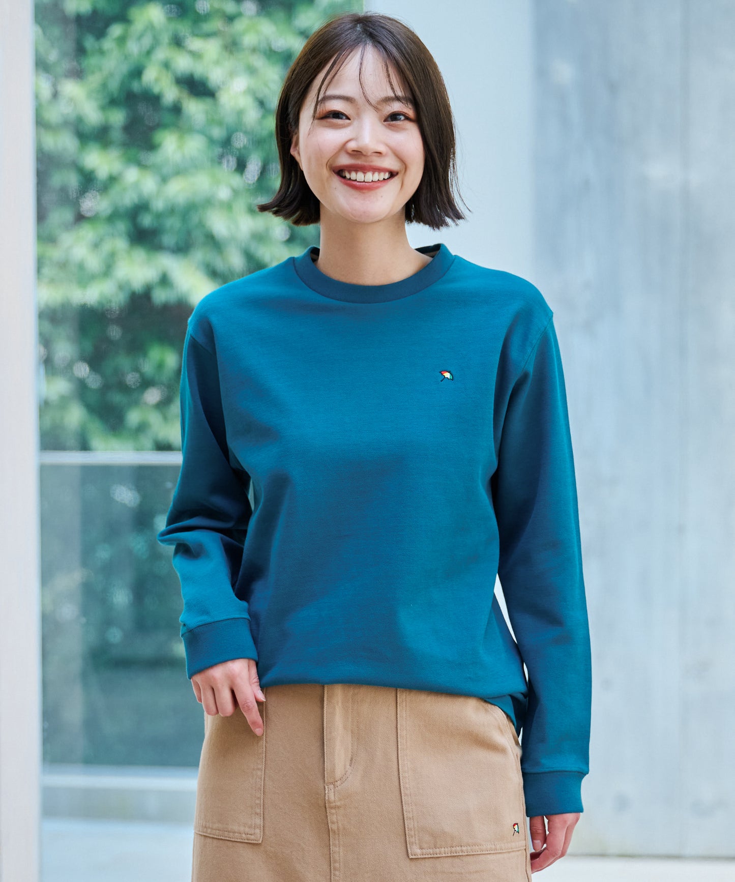カノコダブルフェイス シェア ロングスリーブTシャツ