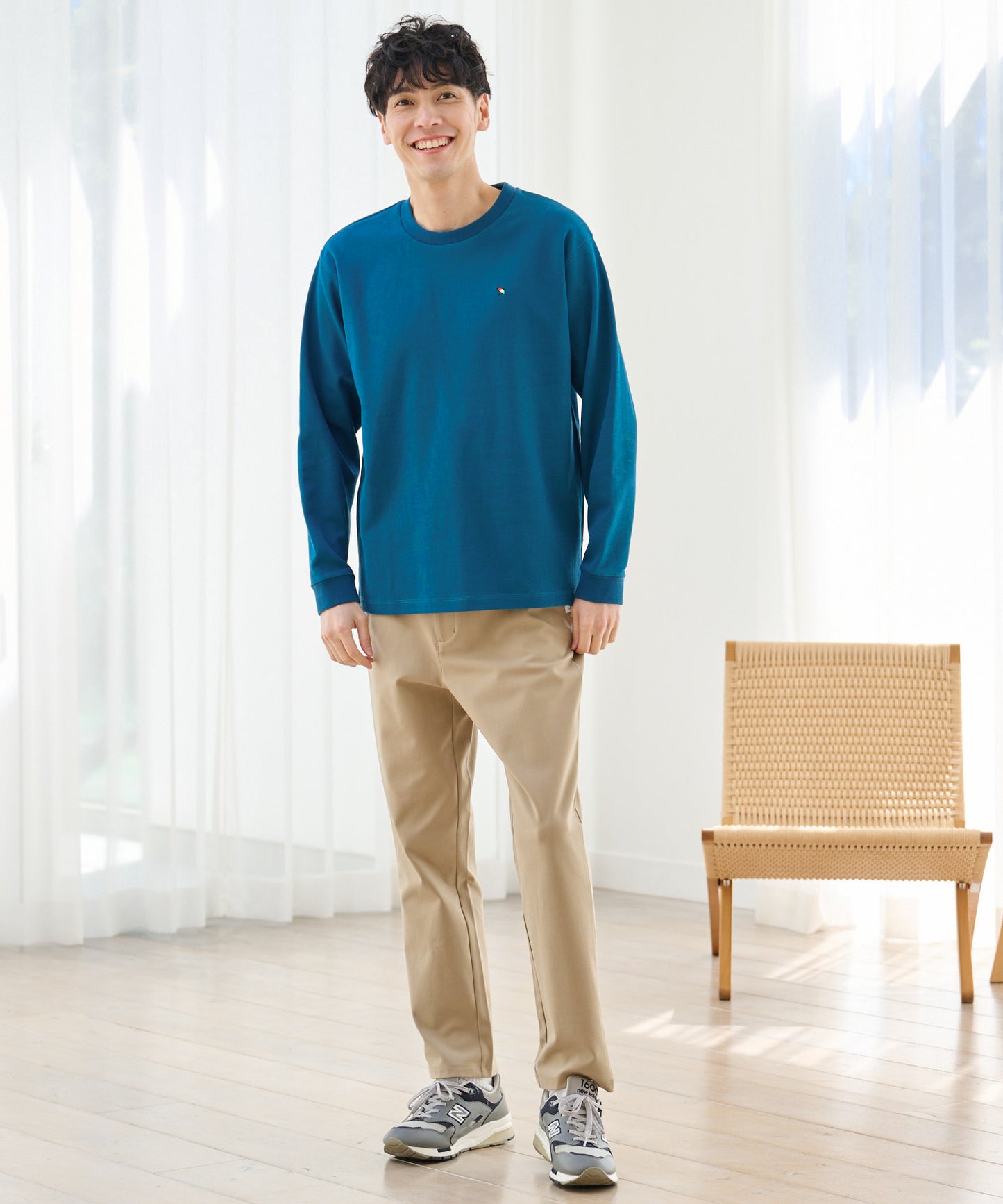 カノコダブルフェイス シェア ロングスリーブTシャツ