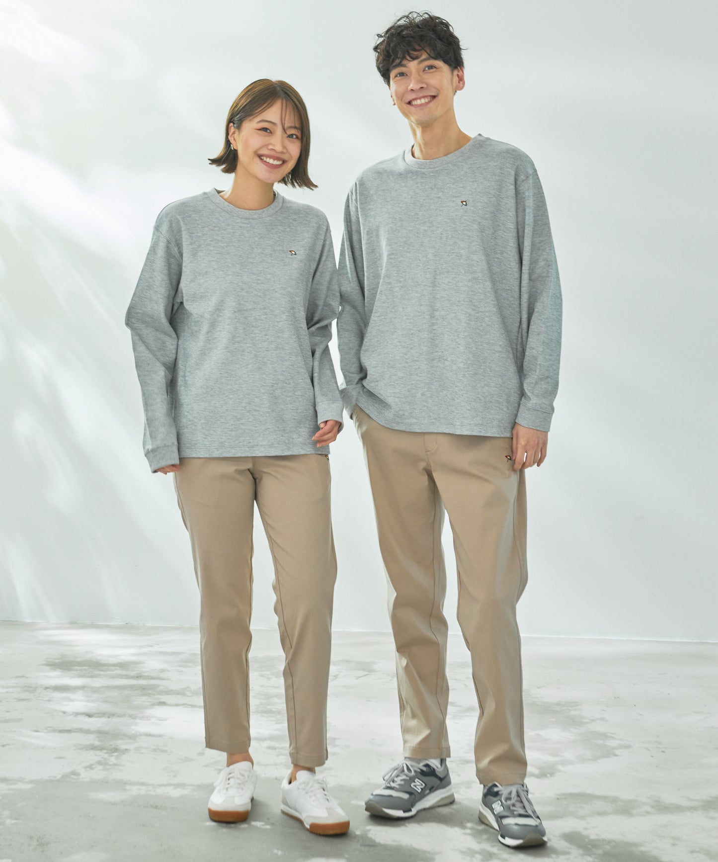 カノコダブルフェイス シェア ロングスリーブTシャツ