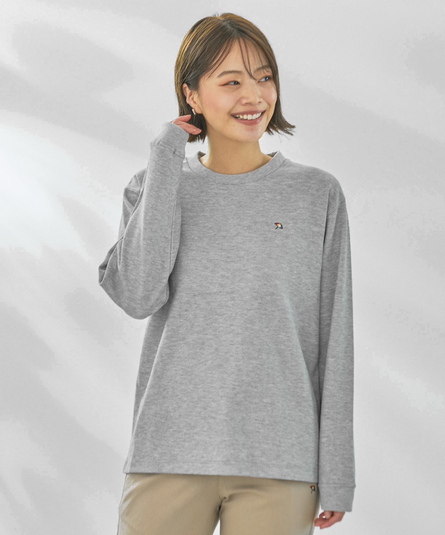 カノコダブルフェイス シェア ロングスリーブTシャツ
