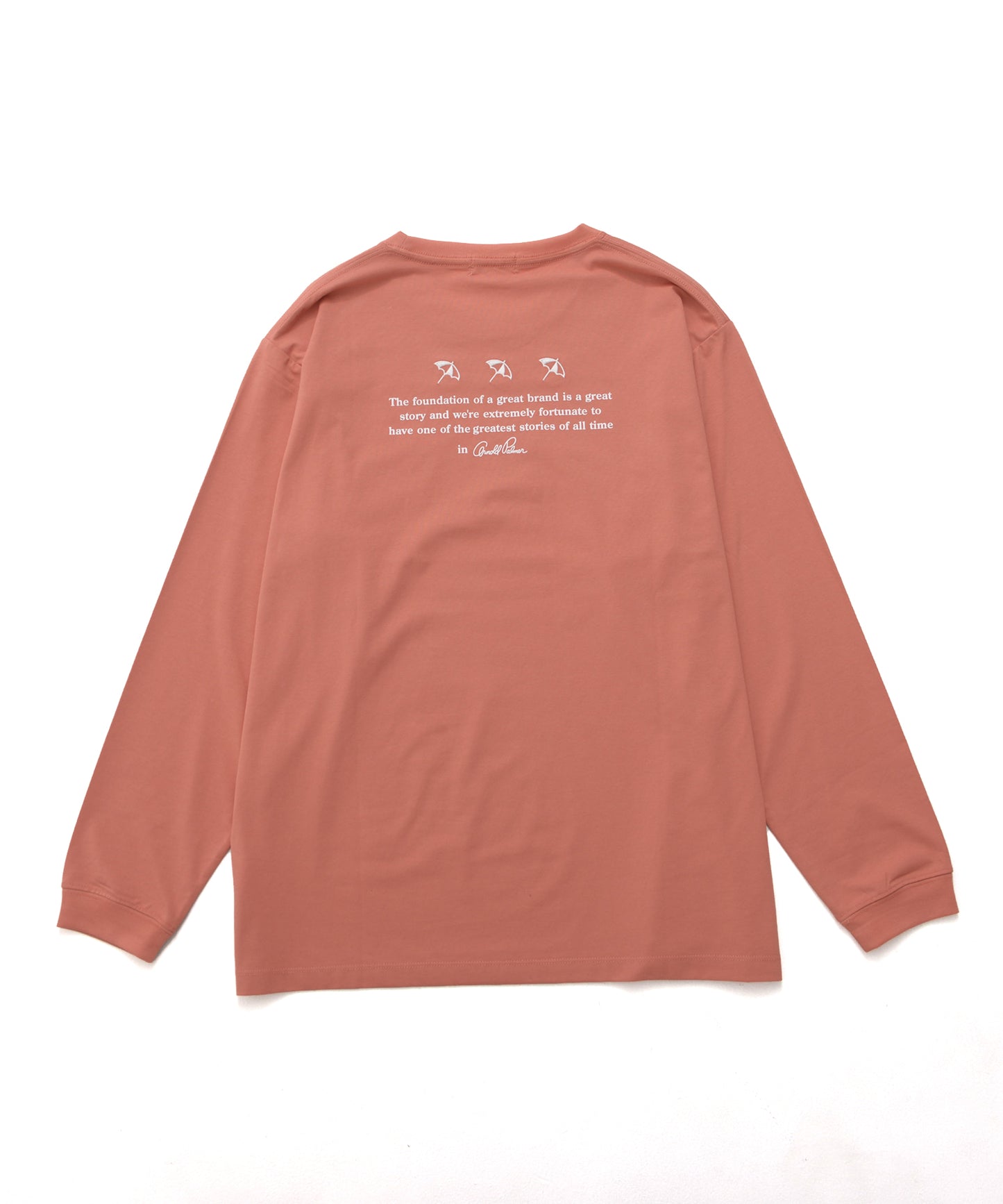バックロゴグラフィック シェア ロングスリーブTシャツ