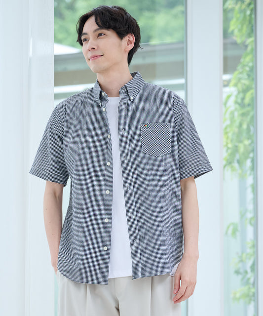 Arnold Palmer ギンガムチェック 半袖シャツ