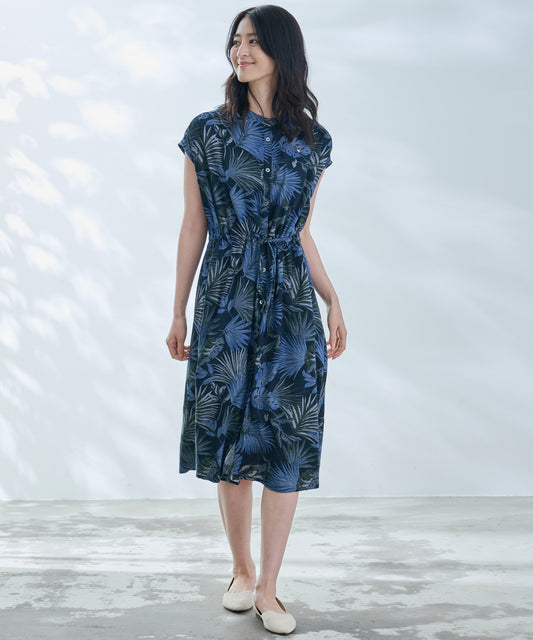 Arnold Palmer リゾート柄 シャツワンピース