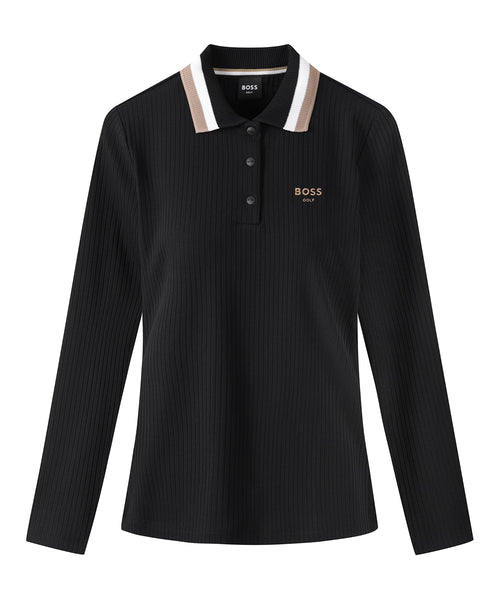 FA W BWC Collar LS Polo | BWC カラー 長袖ポロシャツ
