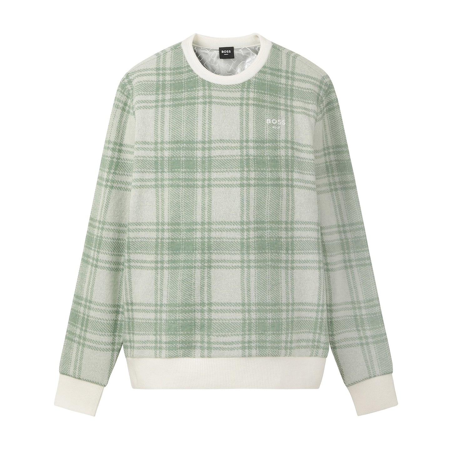 WT M Check Pattern Sweater, WP | チェック パターン バンピング スウェーター